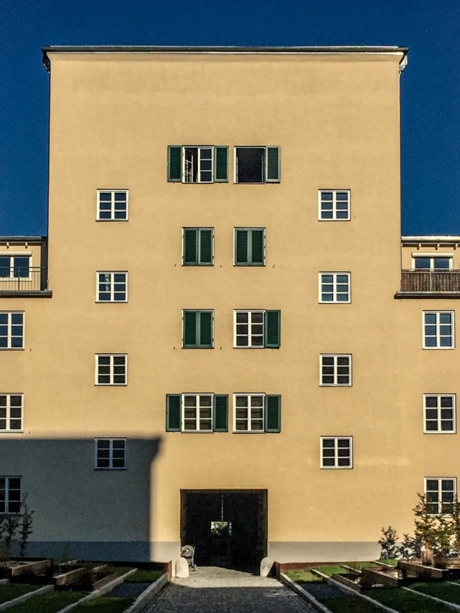 Wohnanlage Birkenhof, 1928. Architekt: Otto Holzer