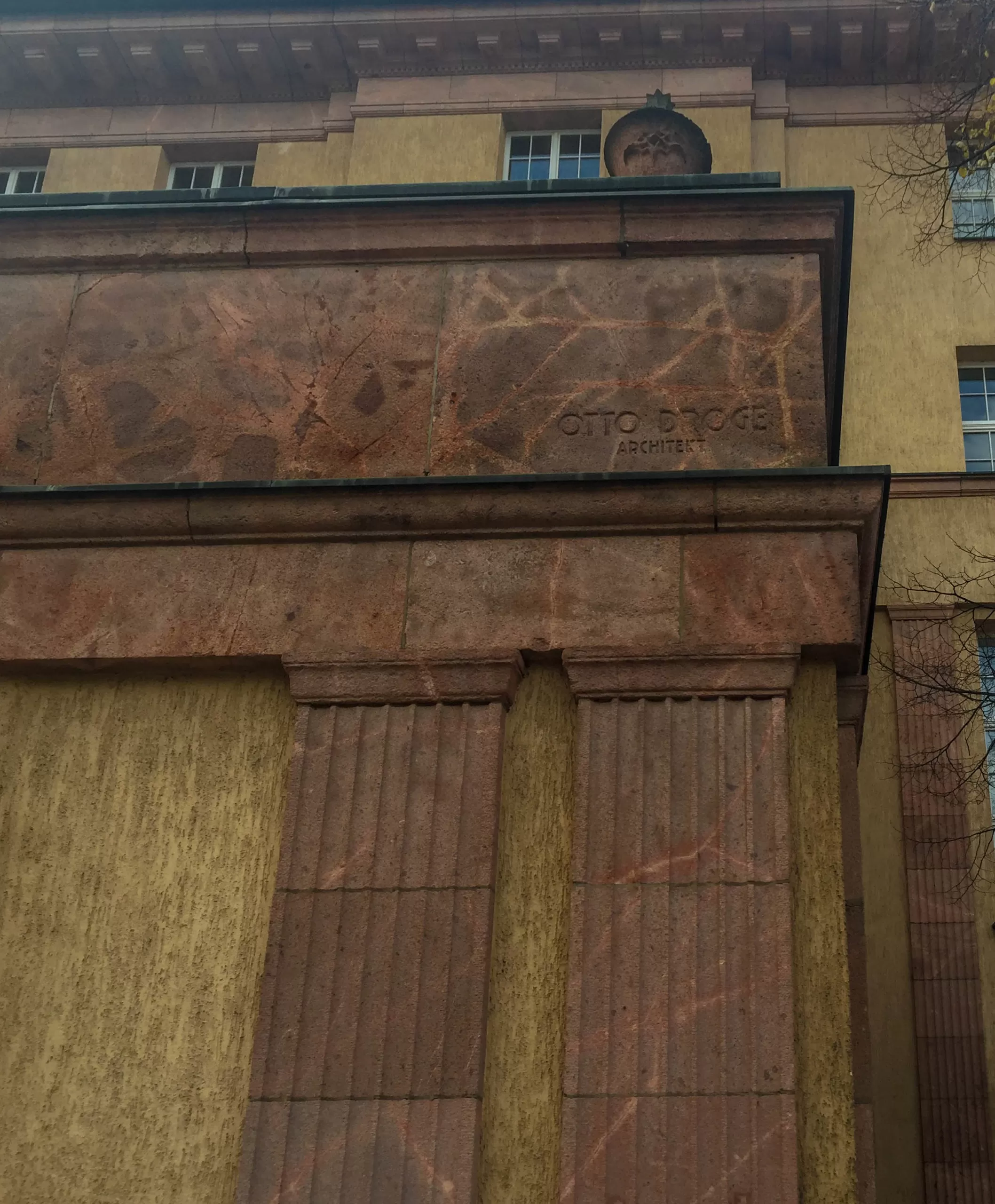 Verwaltungsgebäude, 1922-1925. Architekt: Otto Droge