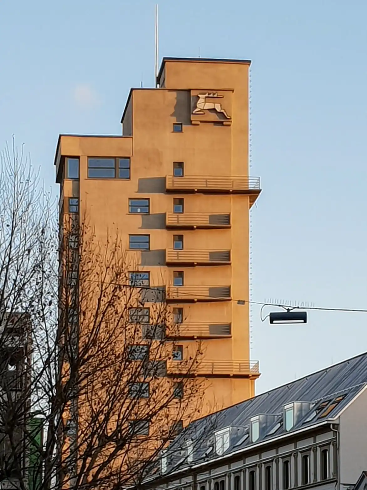 Tagblatt-Turm, 1924-1928. Architekt: Ernst Otto Oßwald. Foto: Daniela Christmann