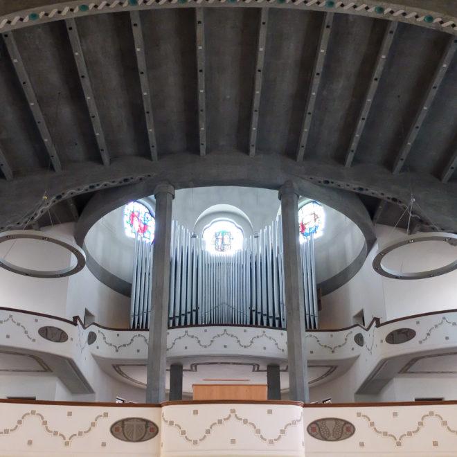 Orgel, Pauluskirche, 1908-1910. Architekt: Theodor Fischer