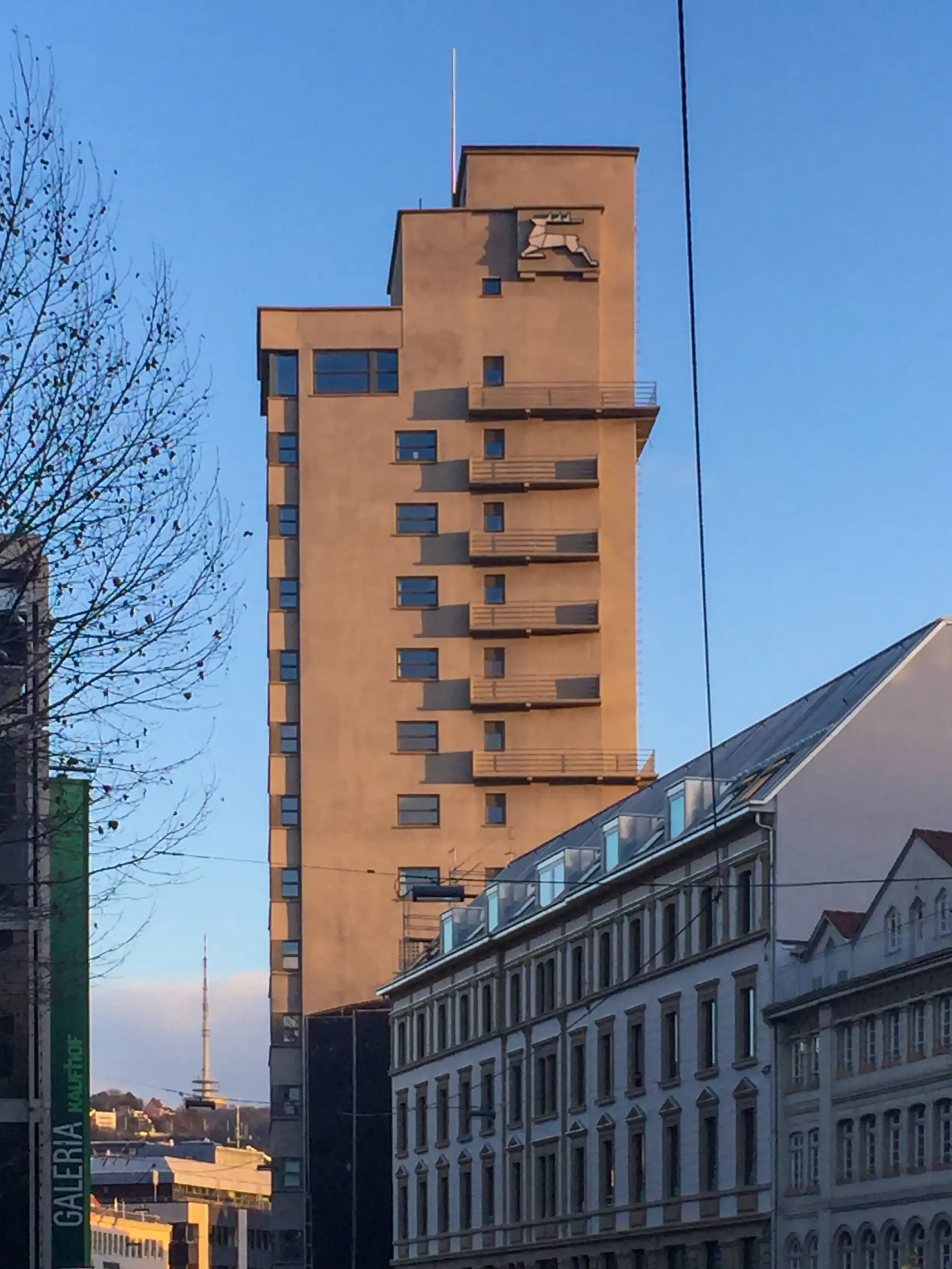 Tagblatt-Turm, 1924-1928. Architekt: Ernst Otto Oßwald. Foto: Daniela Christmann
