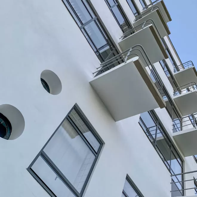 Prellerhaus, 1925-1926. Architekt: Walter Gropius