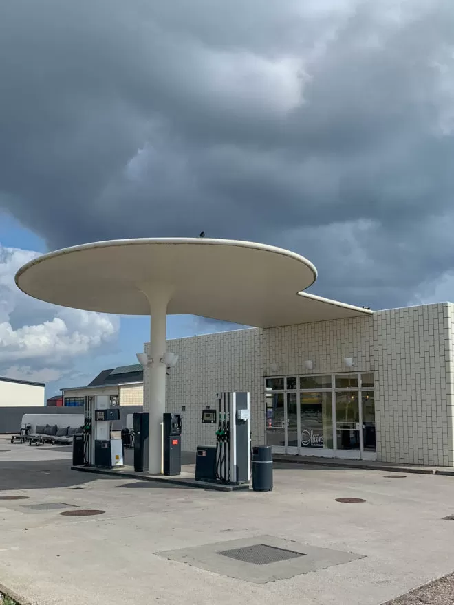 Tankstelle Skovshoved, 1936. Architekt: Arne Jacobsen