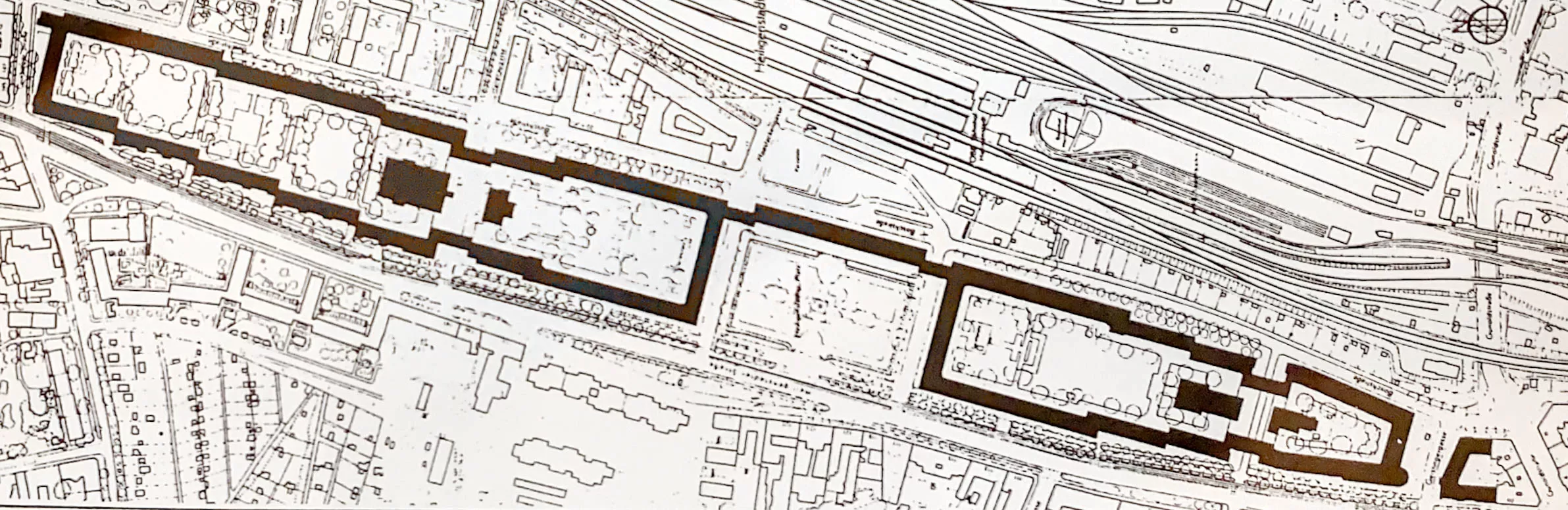 Karl-Marx-Hof, Lageplan, 1926-1930. Architekt: Karl Ehn