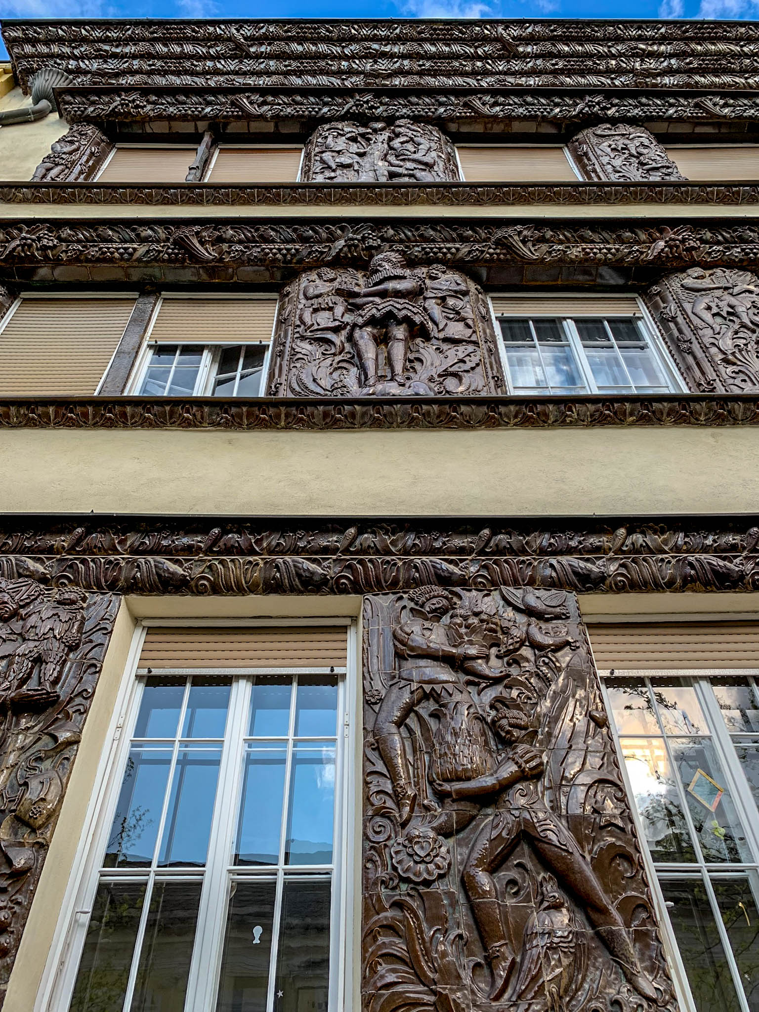 Schokoladenhaus, 1914. Architekt: Ernst Lichtblau
