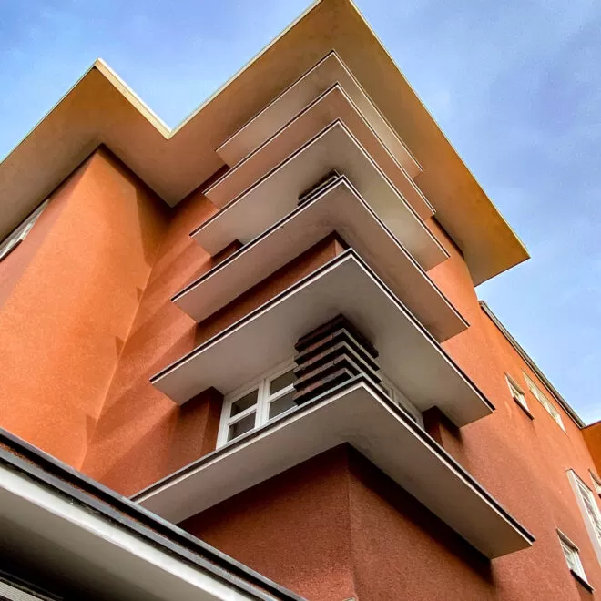 GAG Siedlung Alpener Straße, 1927-1928. Architekt: Otto Müller-Jena