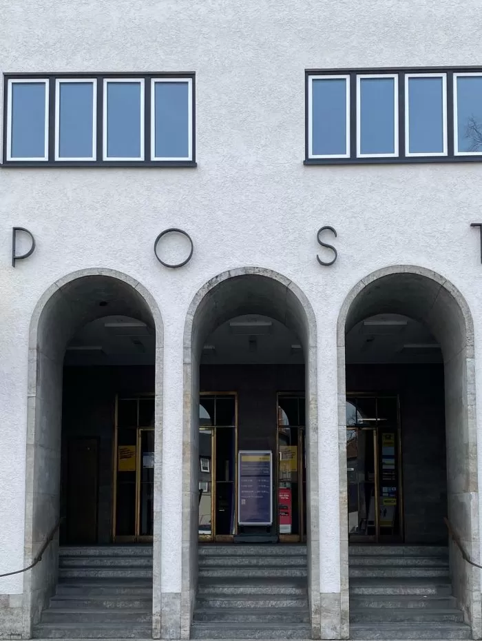 Hauptpostamt, 1929-1931. Architekten: Robert Simm, Karl Meier, Georg Rosenauer. Foto: Daniela Christmann