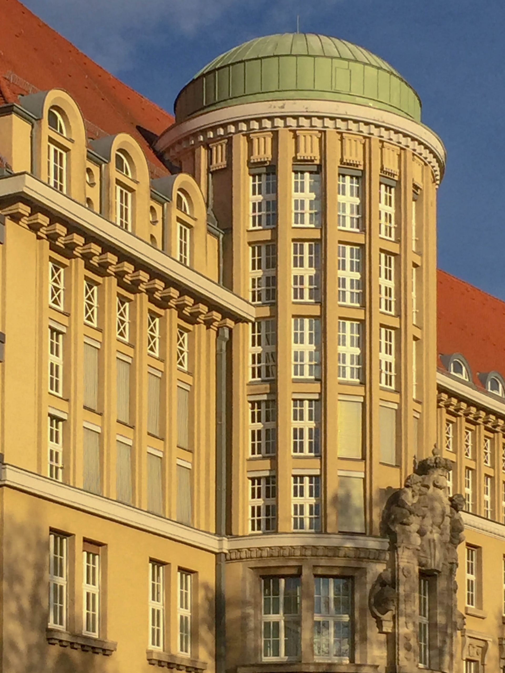Deutsche Nationalbibliothek, 1914-1916. Architekt: Oskar Pusch
