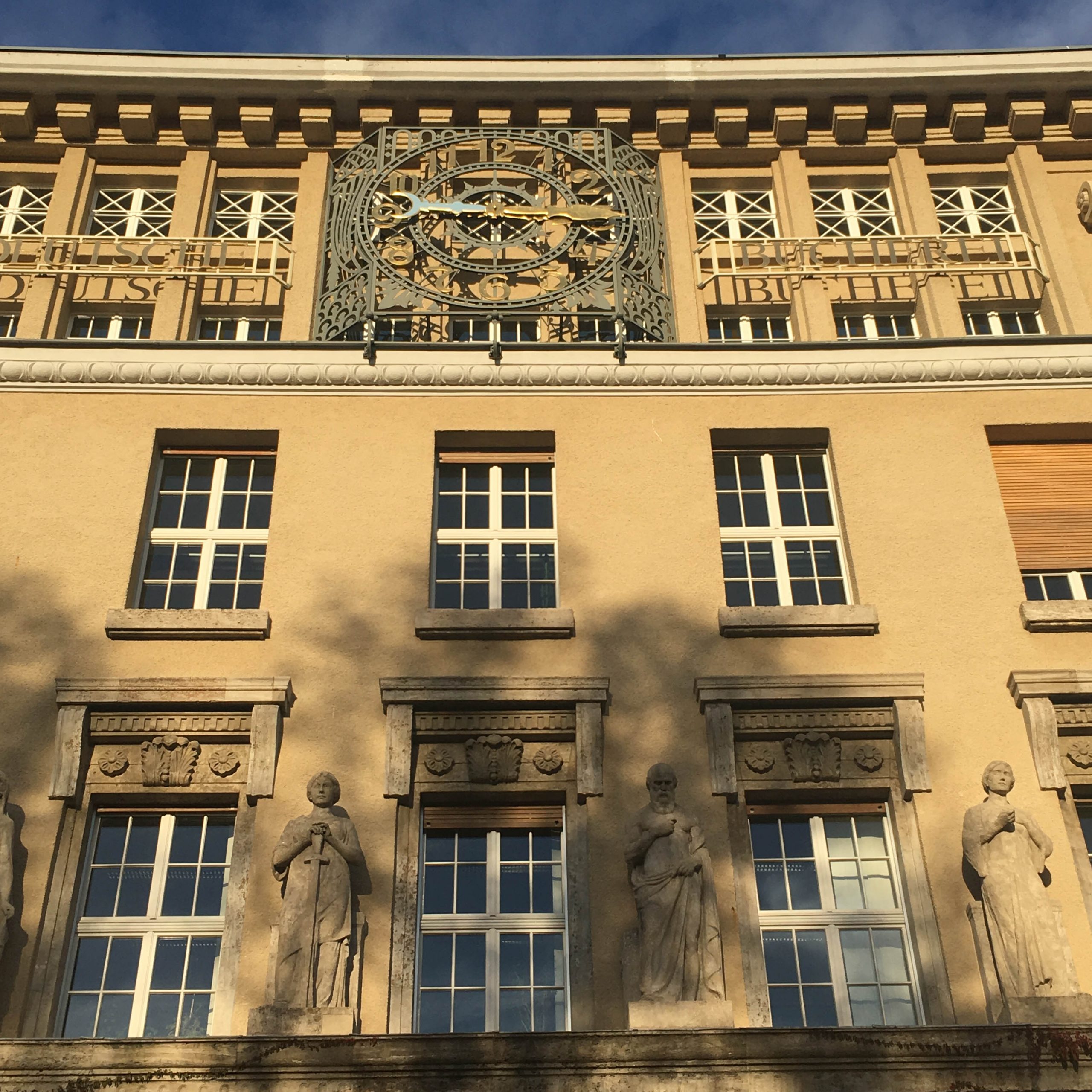 Deutsche Nationalbibliothek, 1914-1916. Architekt: Oskar Pusch