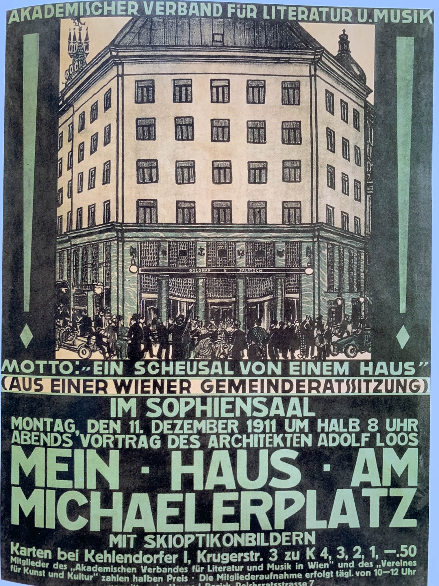 Loos-Haus, 1909-1911. Architect: Adolf Loos