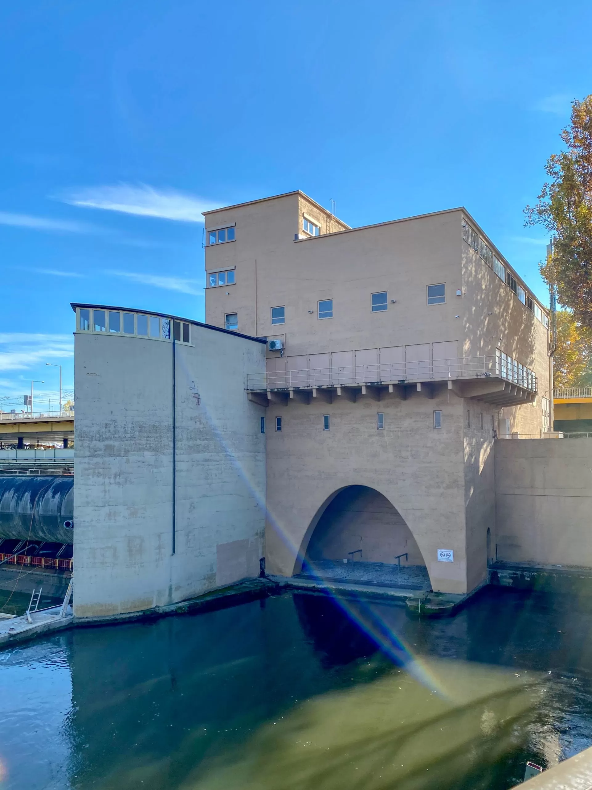 Hydroelectric Power Plant Cannstatt, 1927-1930. Architect: Paul Bonatz