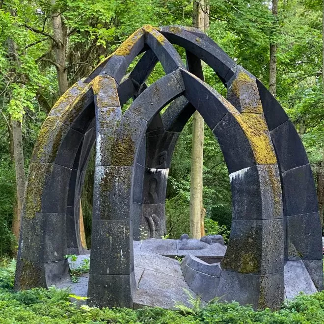 Grabmal Carl Schmidt, 1920-1921. Entwurf: Hans Walther. Foto: Daniela Christmann