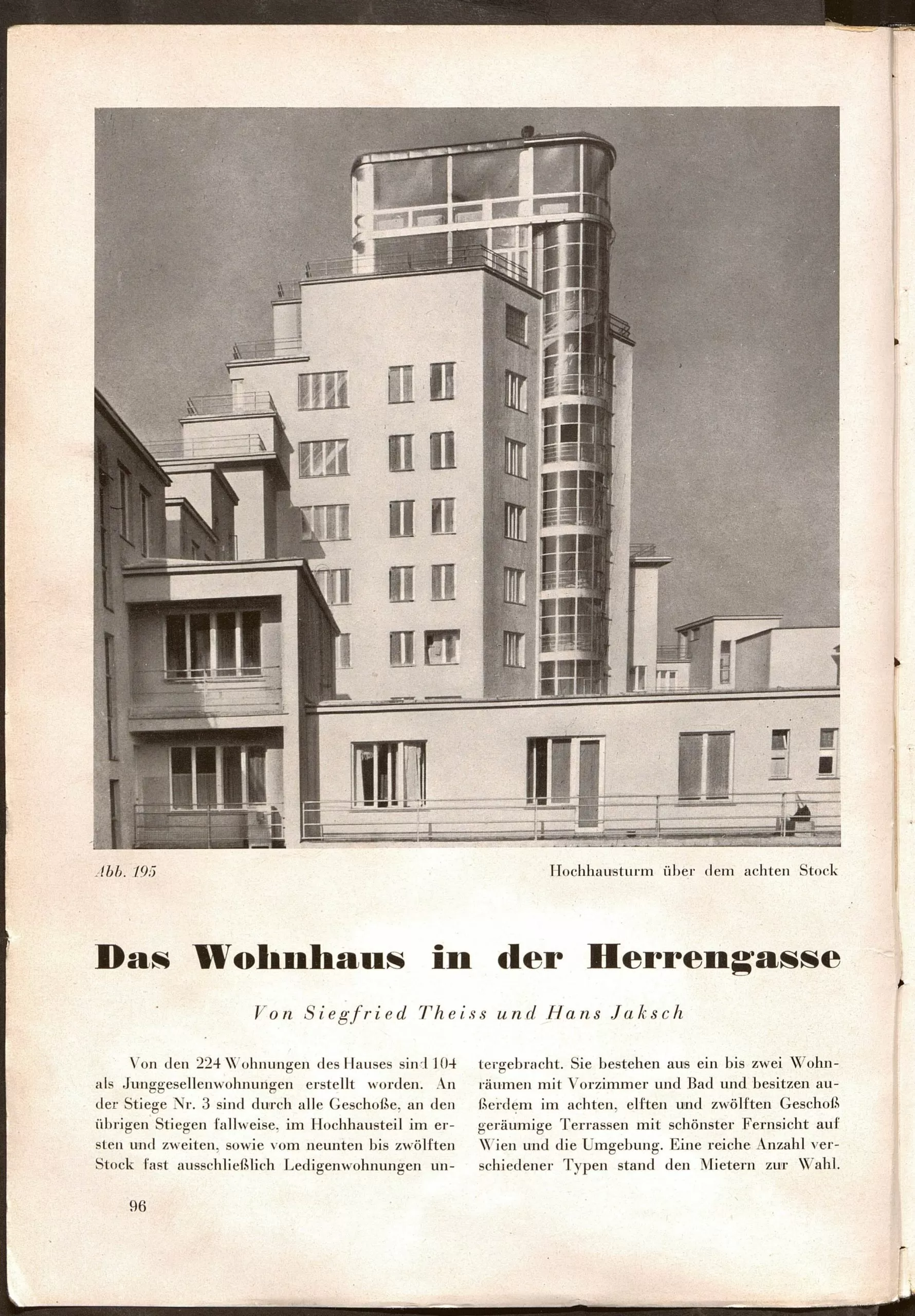 Das Wohnhaus in der Herrengasse. Von Siegfried Theis und Hans Jaksch. In: Profil. Österreichische Monatsschrift für bildende Kunst, 1933, S. 97. ANNO/Österreichische Nationalbibliothek