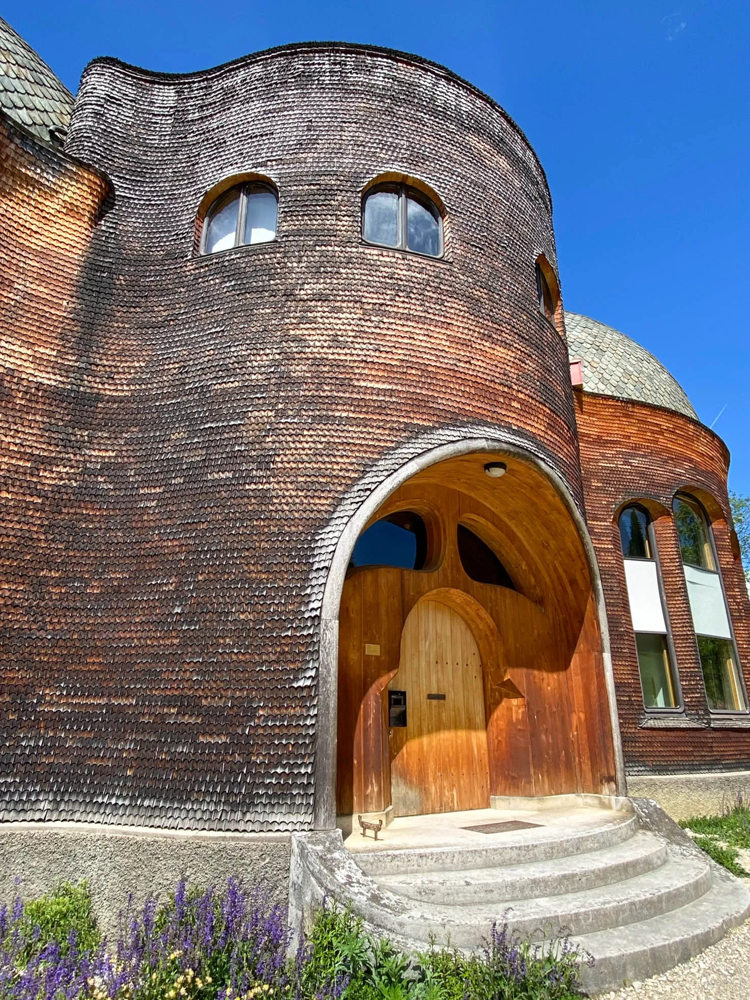 Glashaus, 1914. Entwurf: Rudolf Steiner. Foto: Daniela Christmann