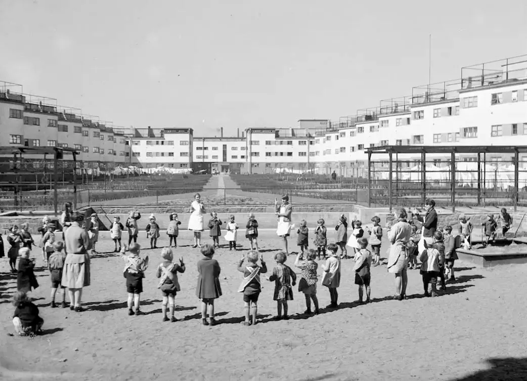 Siedlung Bruchfeldstrasse, 1926-1927. Planning: Ernst May, Herbert Boehm