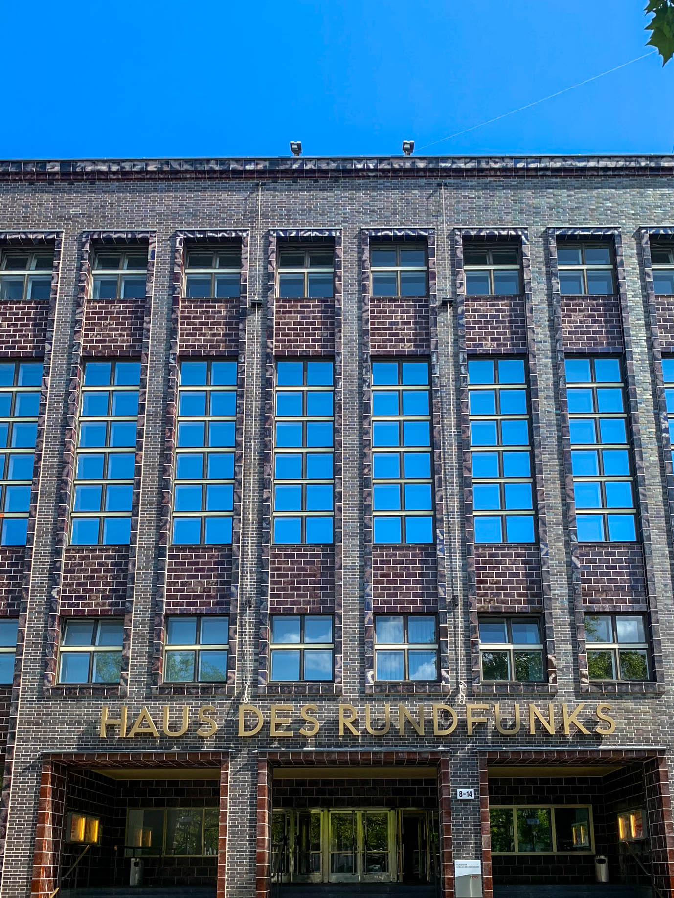Haus des Rundfunks, 1929-1931. Architekt: Hans Poelzig. Foto: Daniela Christmann
