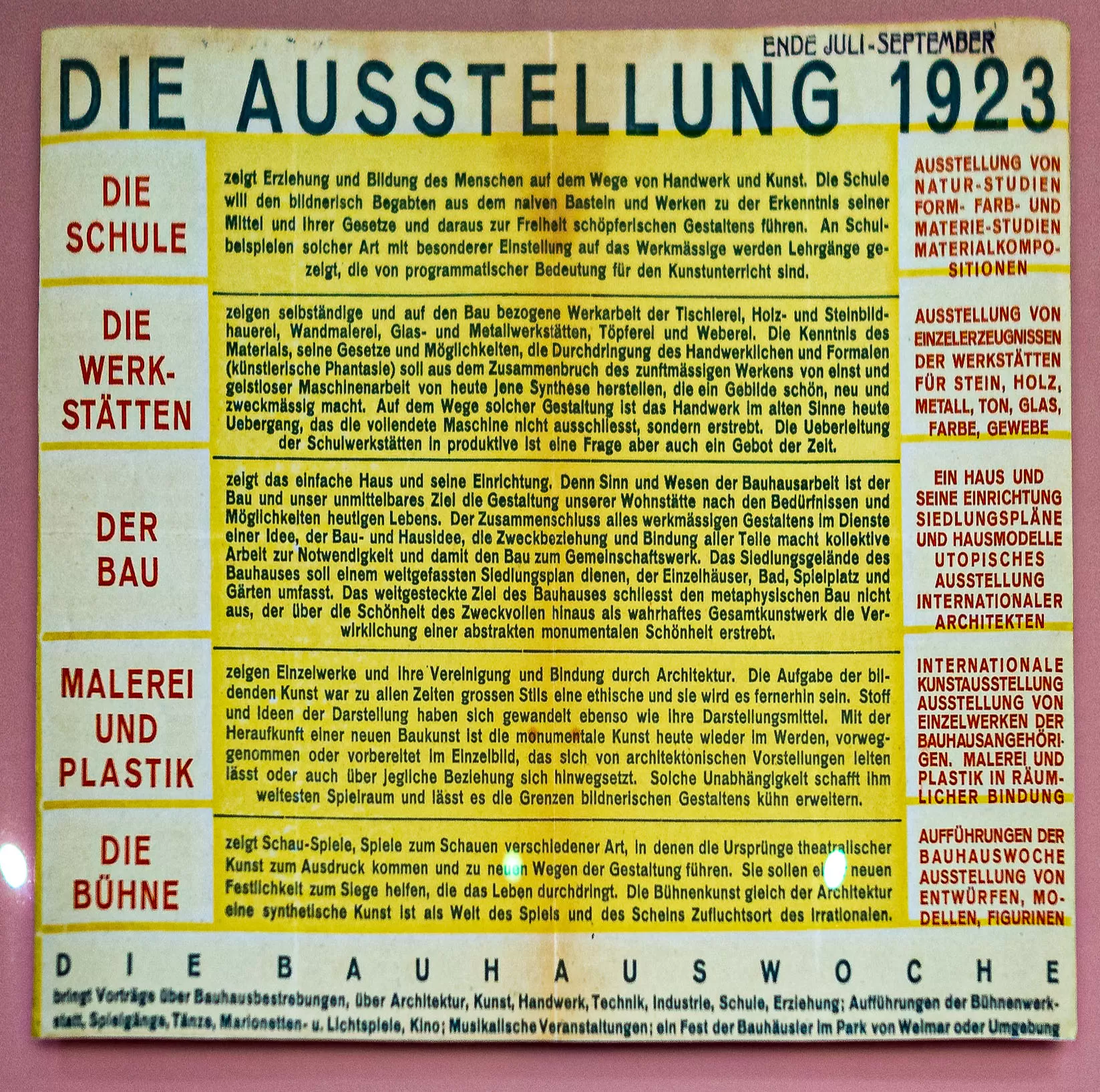 Bauhaus Ausstellung 1923