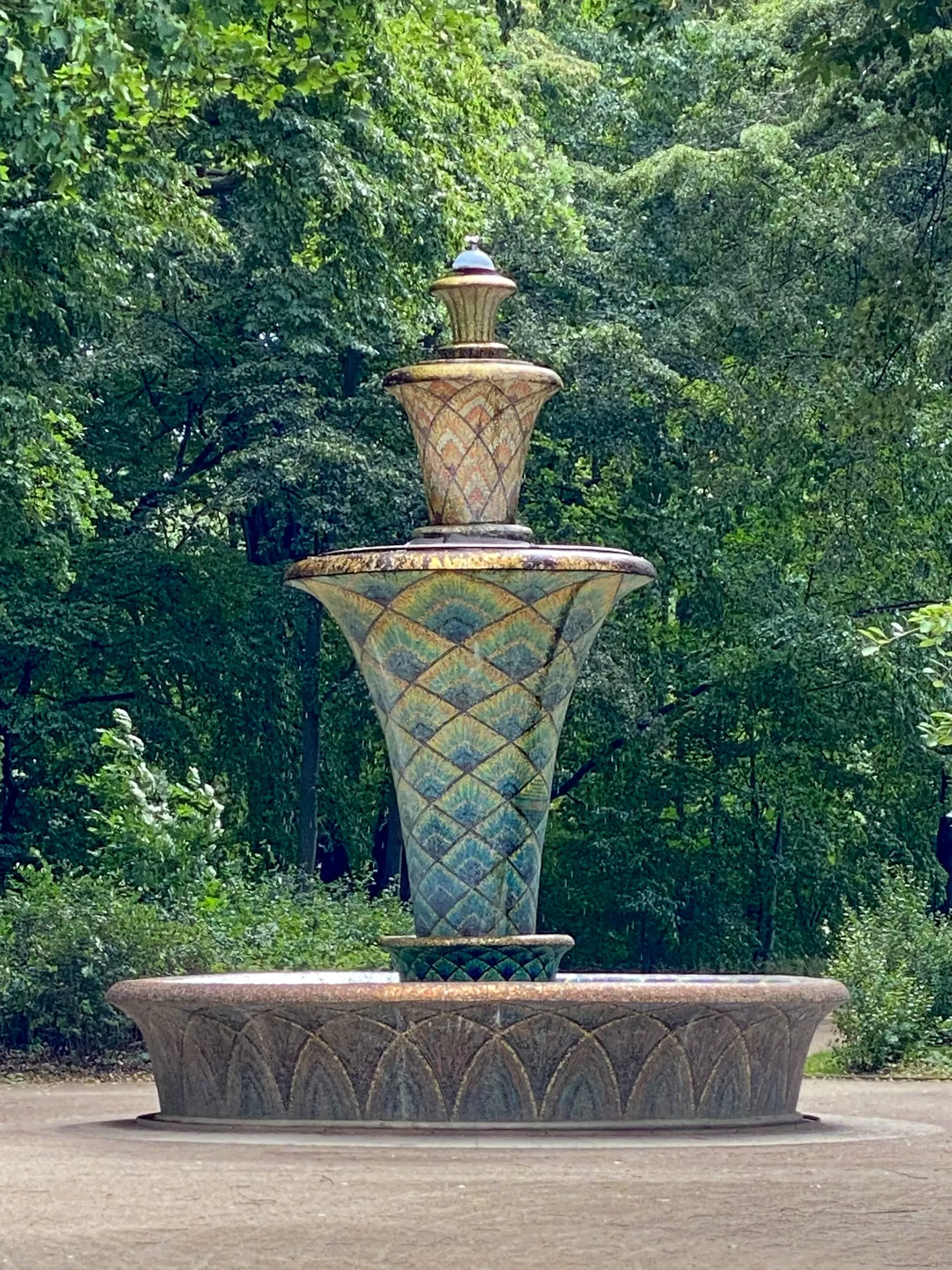 Mosaikbrunnen, 1926. Entwurf: Marlene Moeschke-Poelzig, Hans Poelzig. Foto: Daniela Christmann