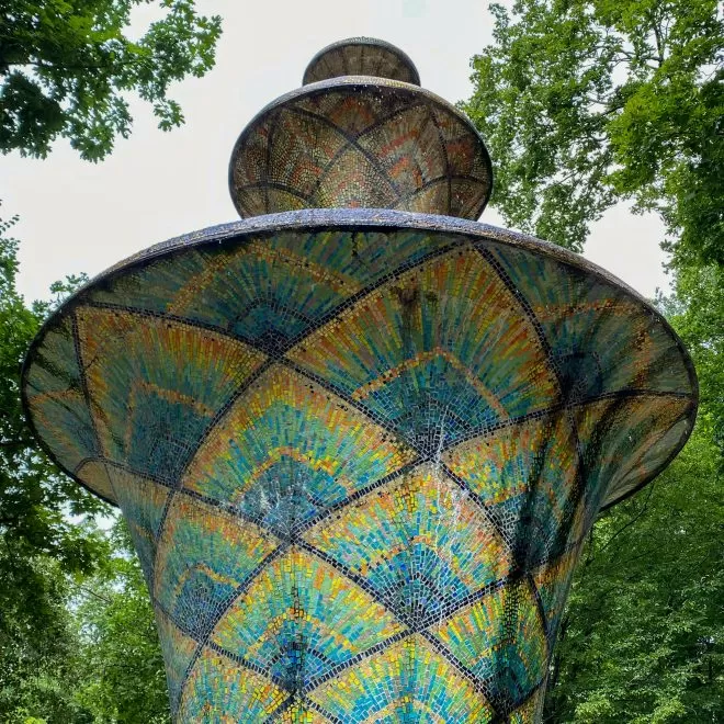 Mosaikbrunnen, 1926. Entwurf: Marlene Moeschke-Poelzig, Hans Poelzig. Foto: Daniela Christmann