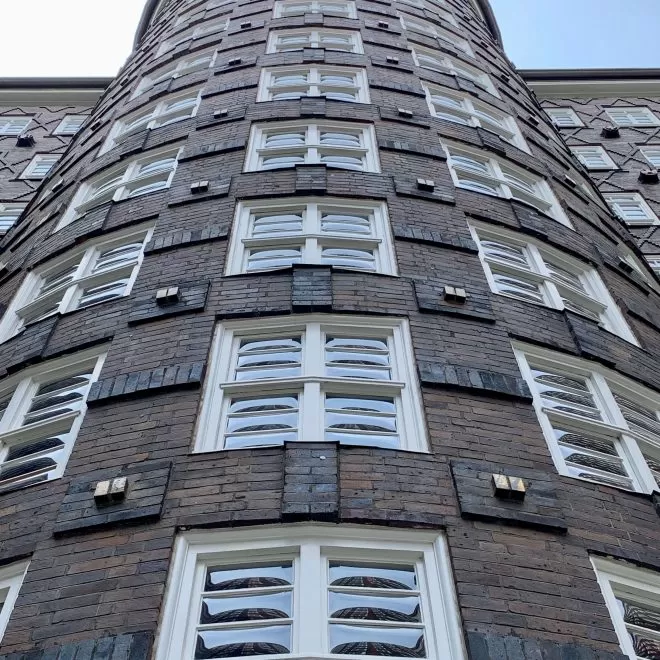 Sprinkenhof, 1927-1928. Architects: Fritz Höger, Hans and Oskar Gerson. Photo: Daniela Christmann