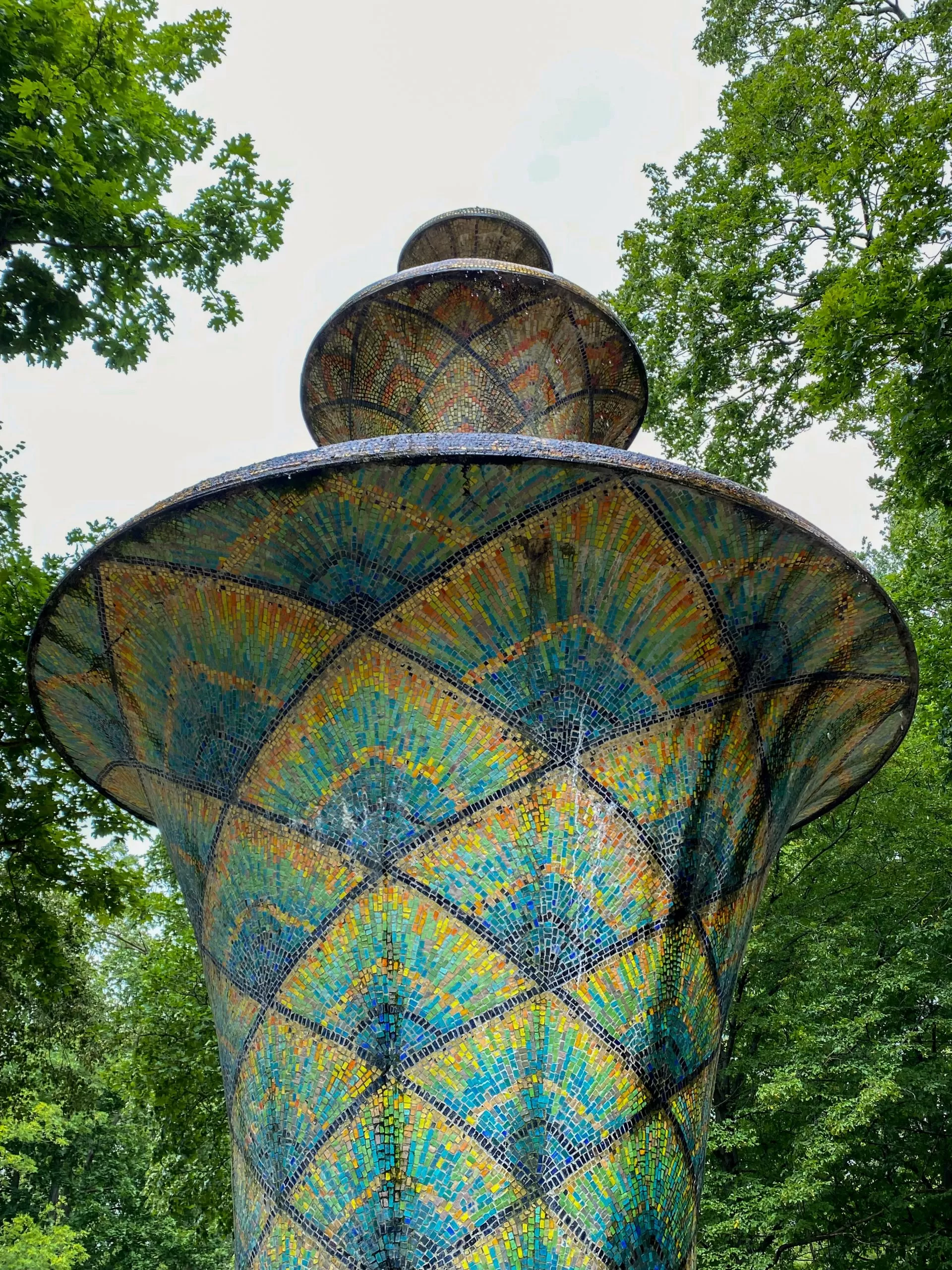 Mosaic Fountain, 1926. Design: Marlene Moeschke-Poelzig, Hans Poelzig. Photo: Daniela Christmann