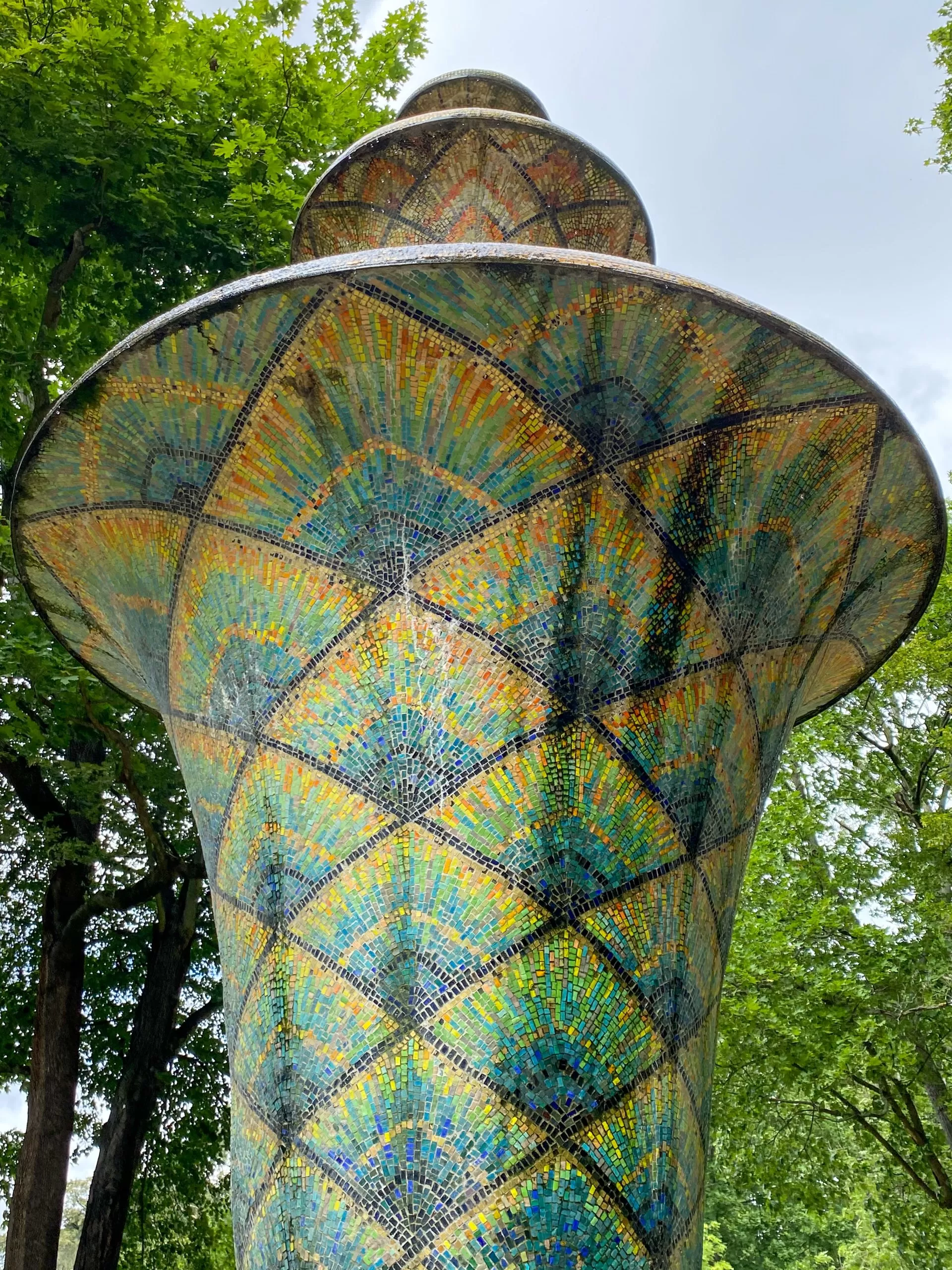 Mosaic Fountain, 1926. Design: Marlene Moeschke-Poelzig, Hans Poelzig. Photo: Daniela Christmann