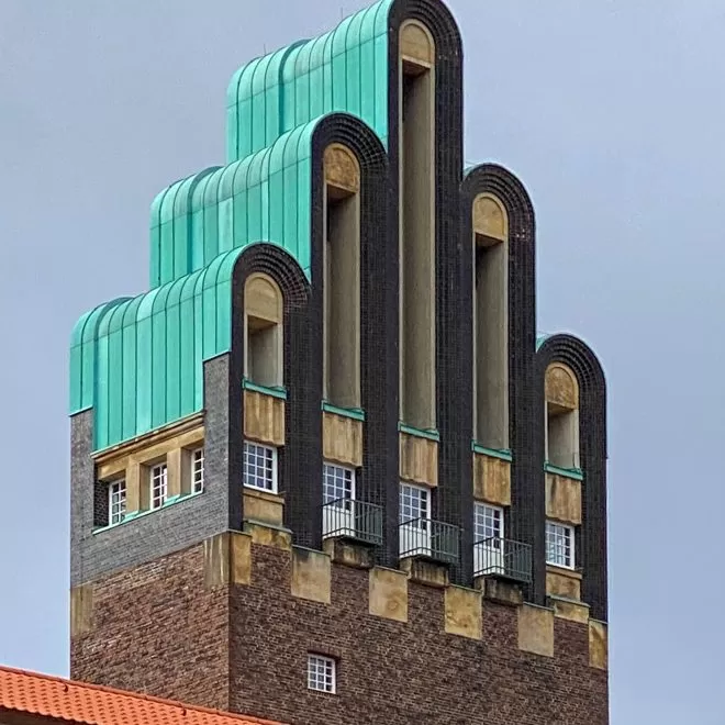 Hochzeitsturm, 1905-1908. Architekt: Joseph Maria Olbrich. Foto: Daniela Christmann