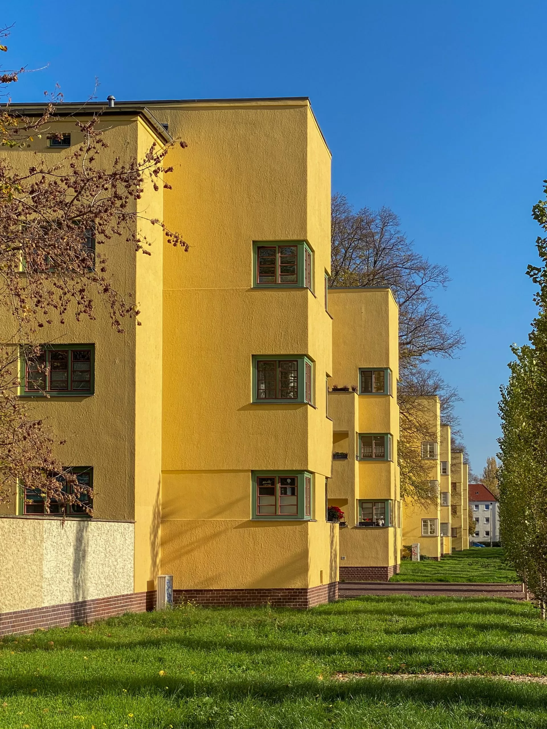 Hermann-Beims-Siedlung, 1925-1931. Architects: Johannes Göderitz ( head), Konrad Rühl, Gerhard Gauger, Willy Zabel, Adolf Otto. Photo: Daniela Christmann