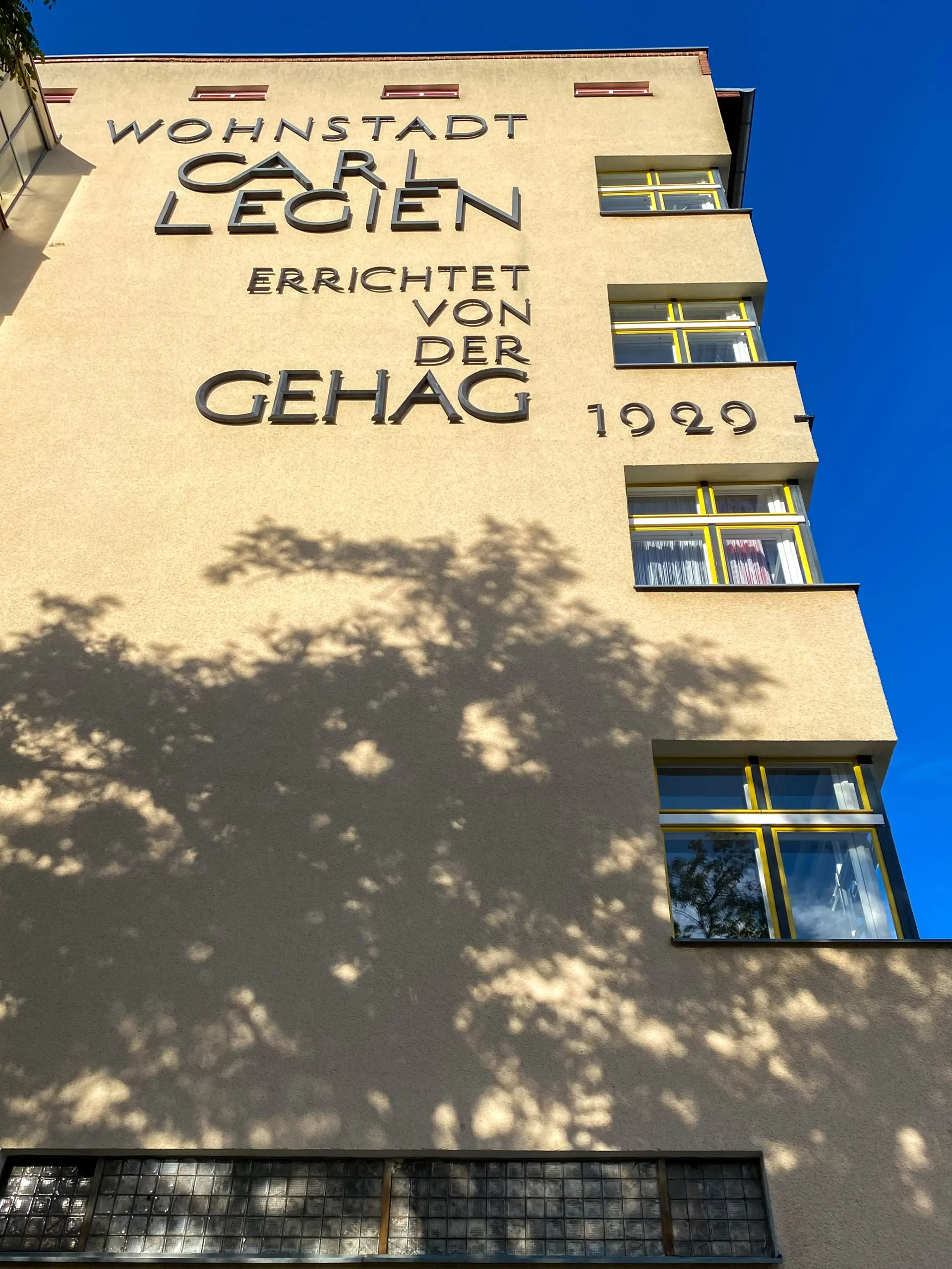 Wohnstadt Carl Legien, 1928-1930. Architekten: Bruno Taut, Franz Hillinger. Foto: Daniela Christmann