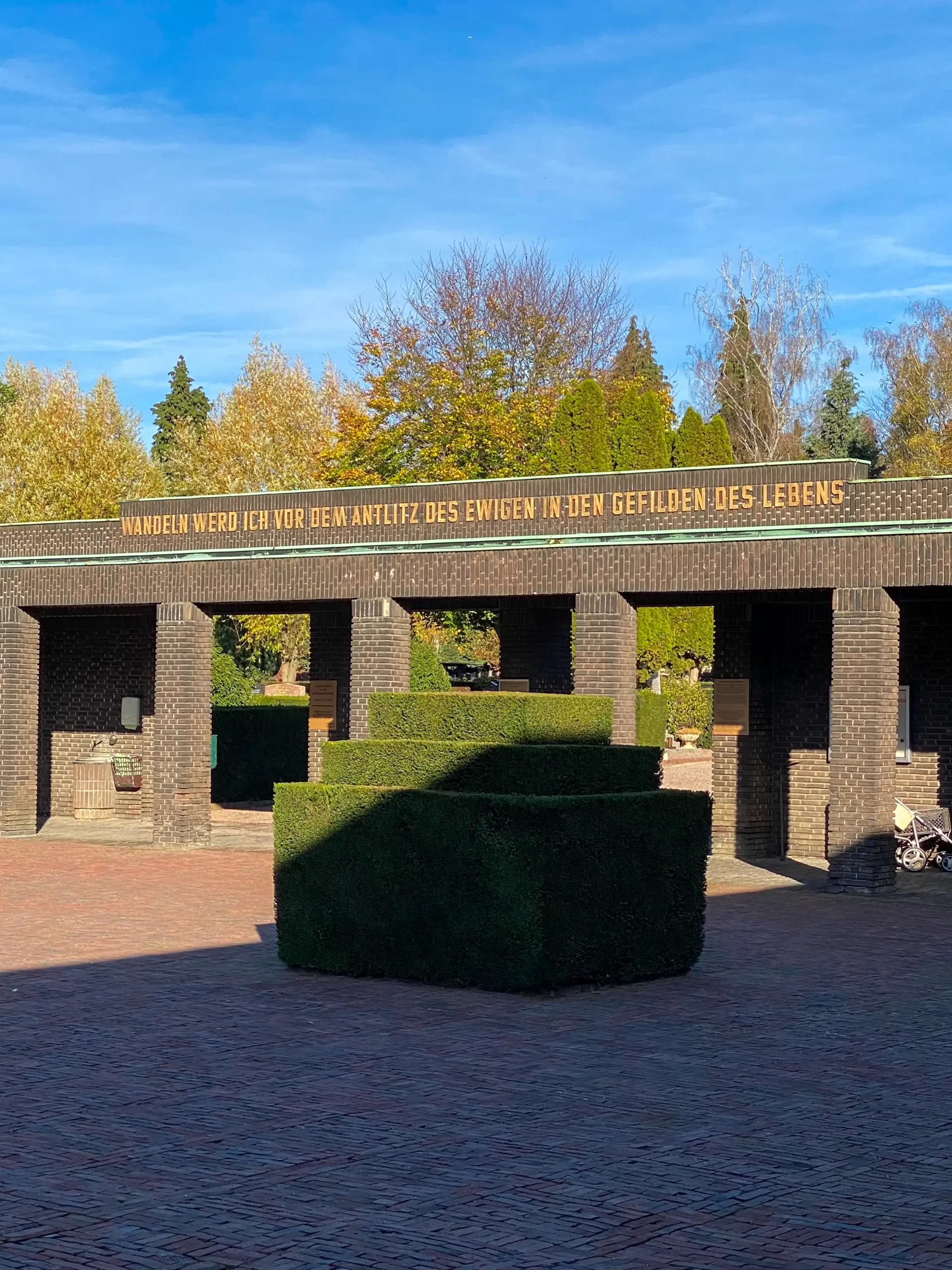 New Jewish Cemetery, 1927-1929. Architect: Fritz Nathan. Photo: Daniela Christmann