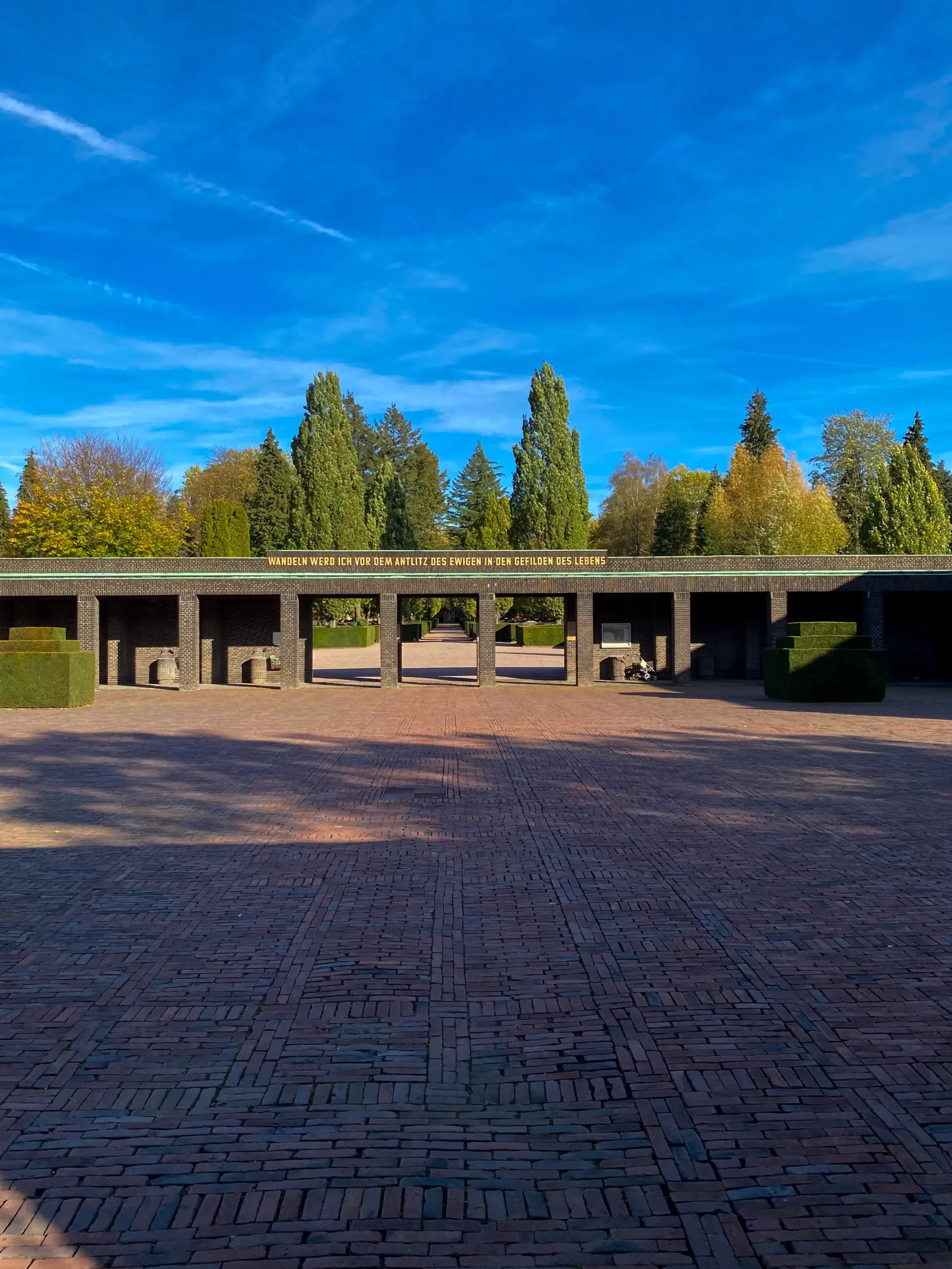 New Jewish Cemetery, 1927-1929. Architect: Fritz Nathan. Photo: Daniela Christmann