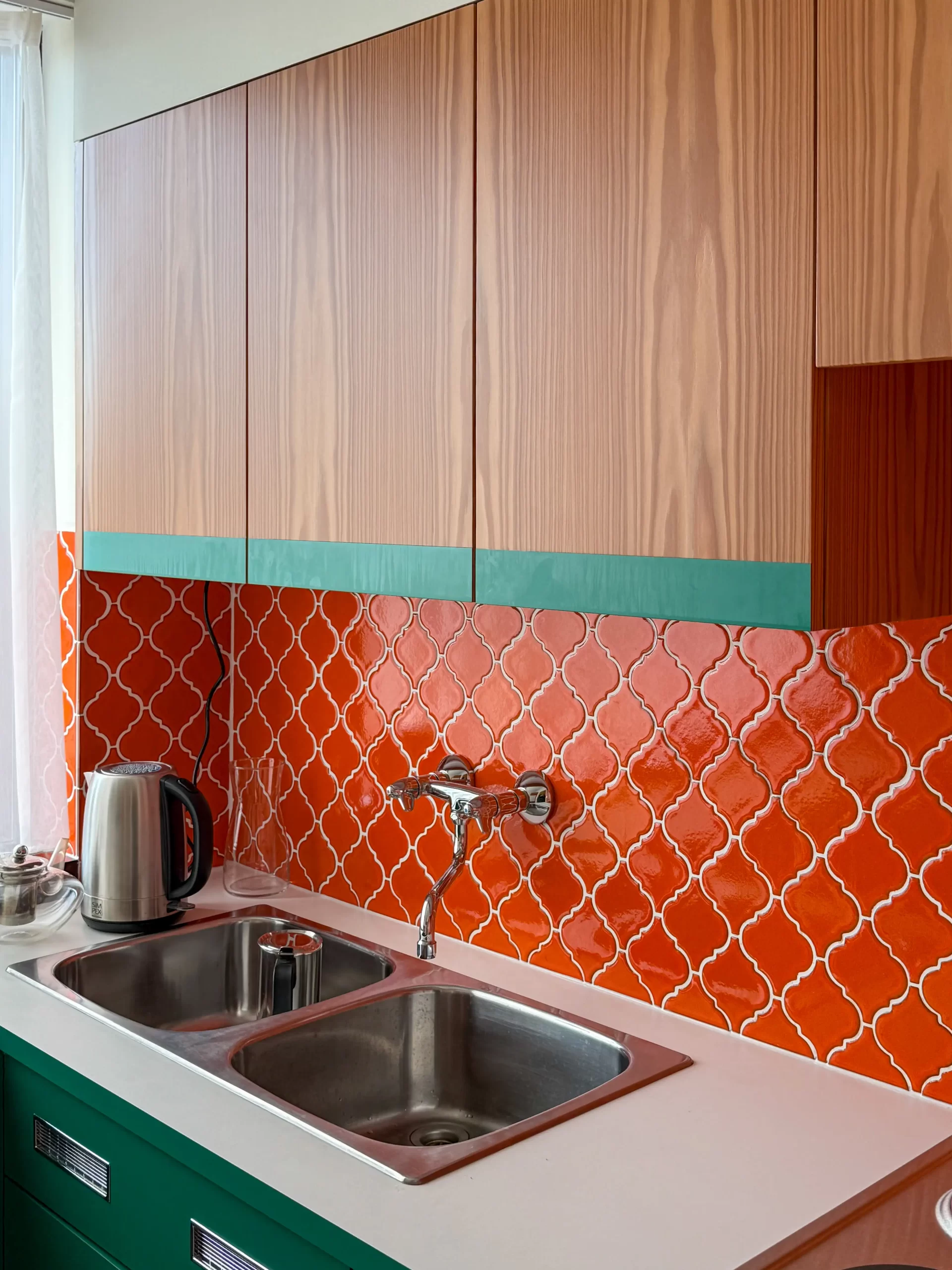 Kitchen, Schütte-Lihotzky Apartment, 1967-1969. Architect: Margarete Schütte-Lihotzky. Photo: Daniela Christmann