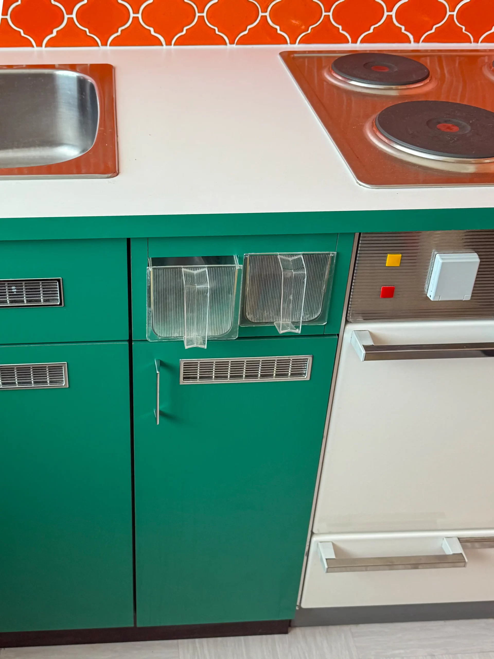 Kitchen, Schütte-Lihotzky Apartment, 1967-1969. Architect: Margarete Schütte-Lihotzky. Photo: Daniela Christmann