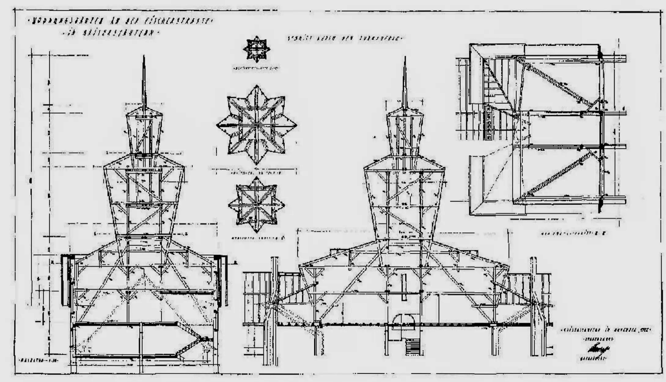 Konstruktionszeichnungen Dachreiter