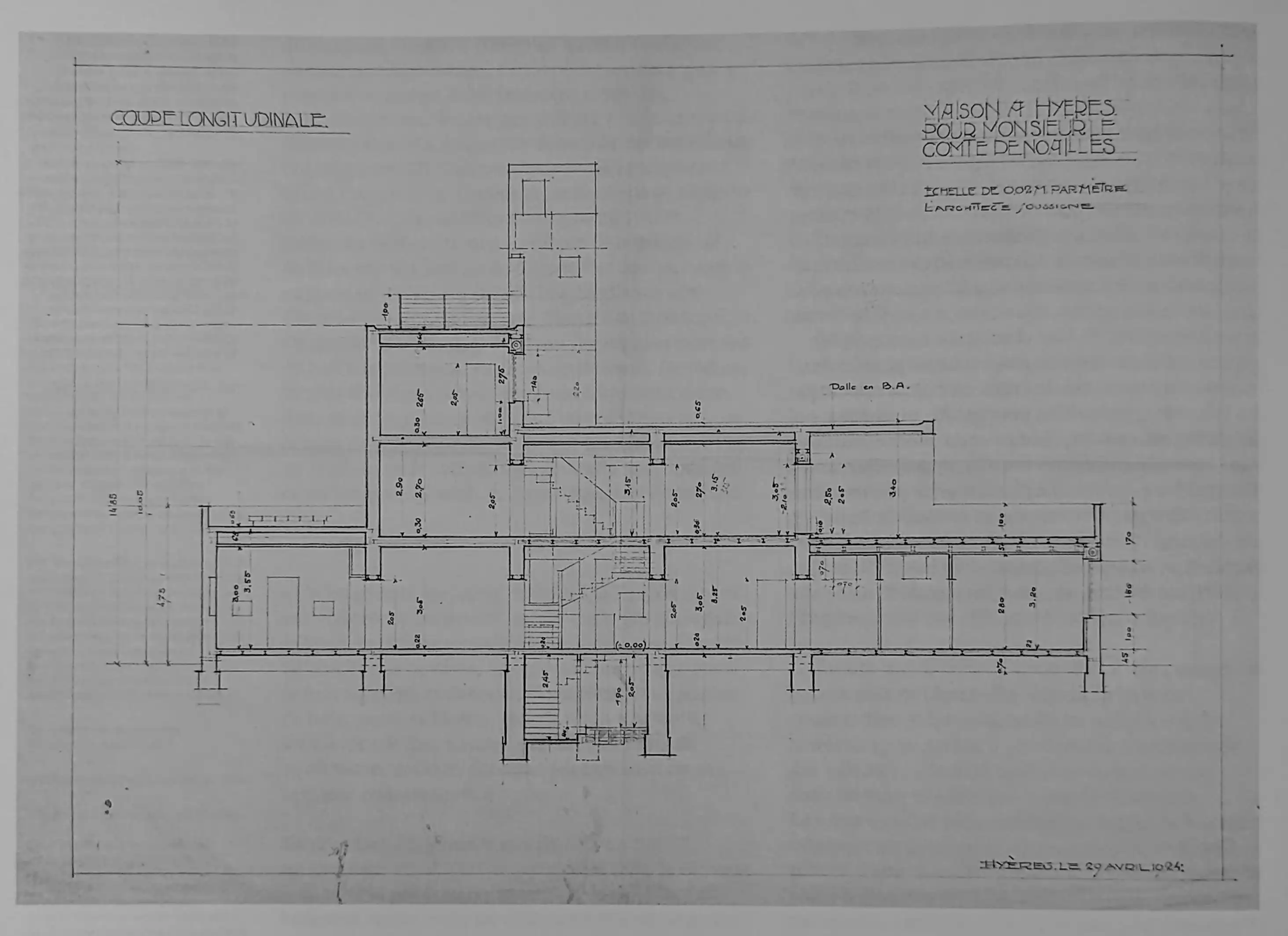 Villa Noailles, 1923-1925. Architekt: Robert Mallet-Stevens