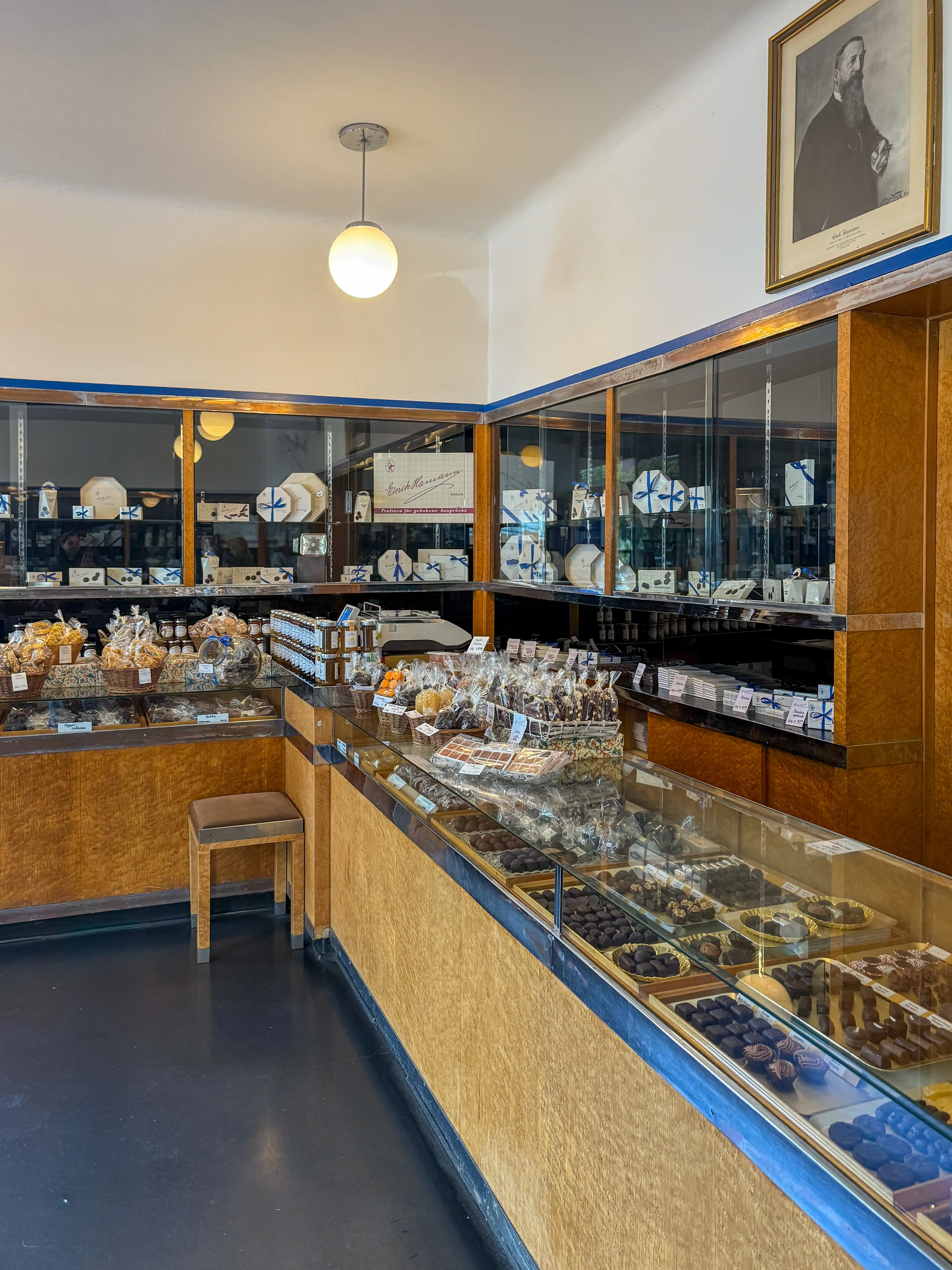 Erich Hamann Chocolate Shop, 1928. Design: Johannes Itten. Photo: Daniela Christmann
