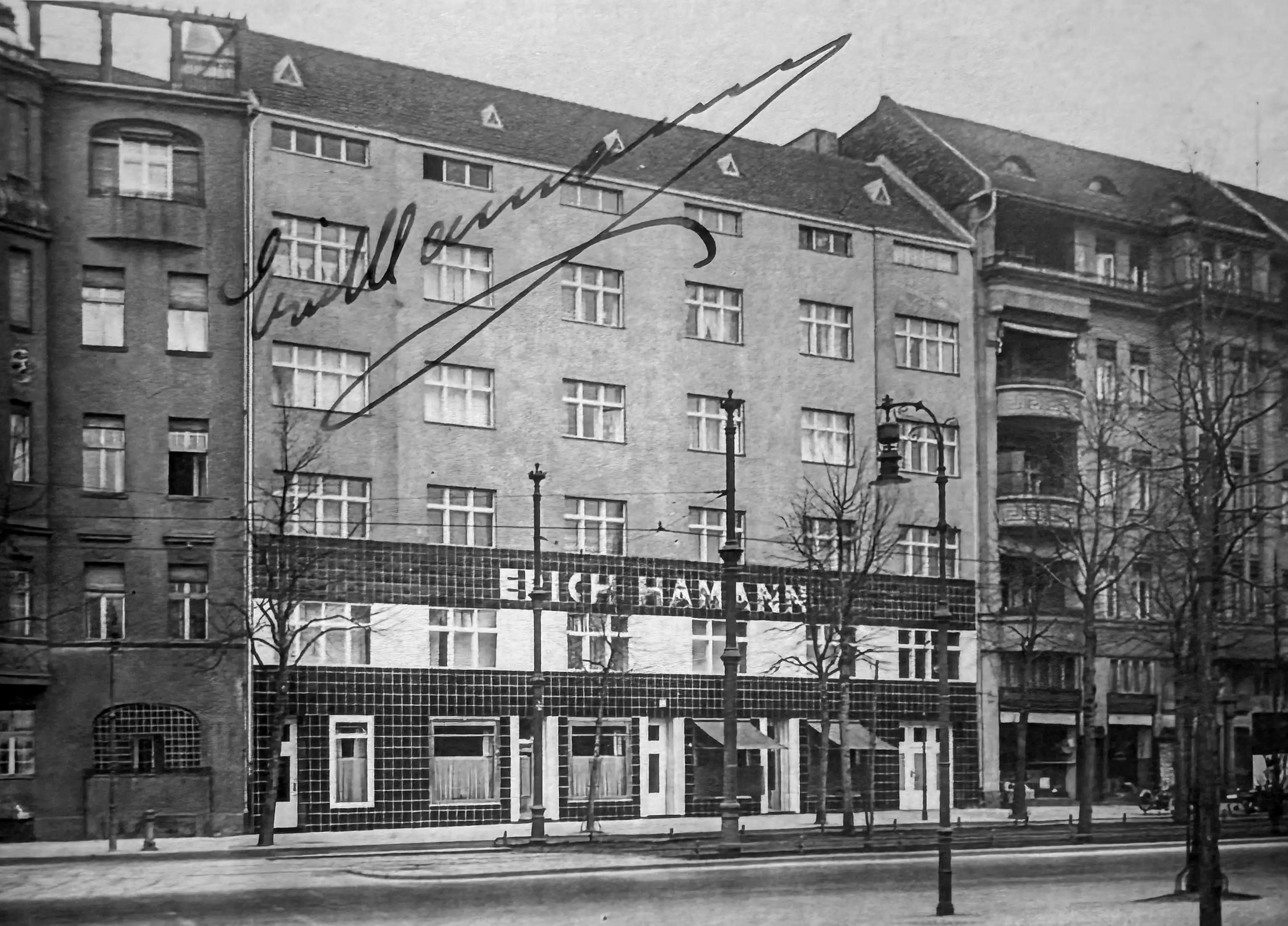 Erich-Hamann-Haus, 1927-1928. Architekt: Ernst Walter Ebersold. Zeitgenössische Aufnahme