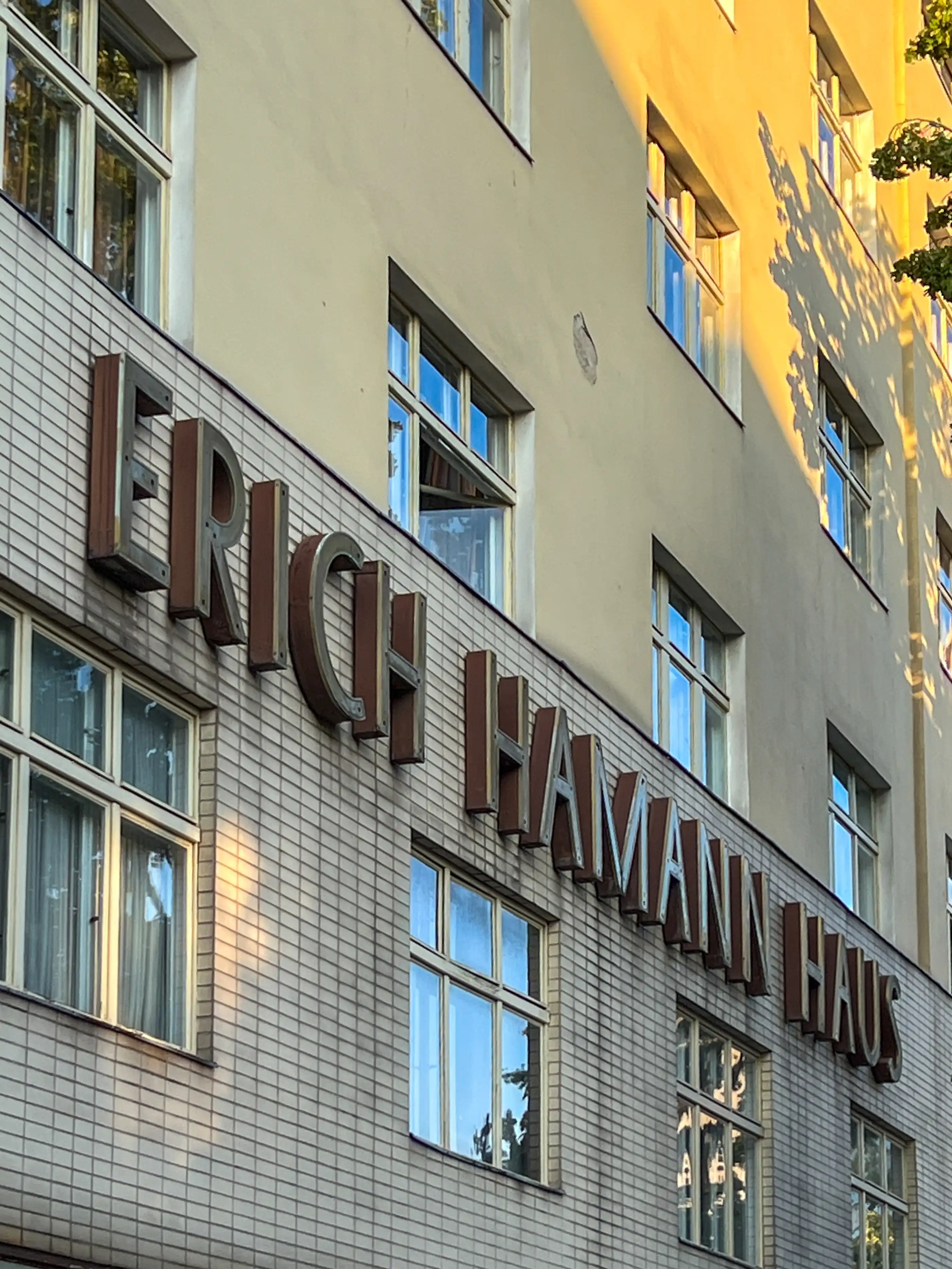 Erich-Hamann-Haus, 1927-1928. Architekt: Ernst Walter Ebersold. Foto: Daniela Christmann