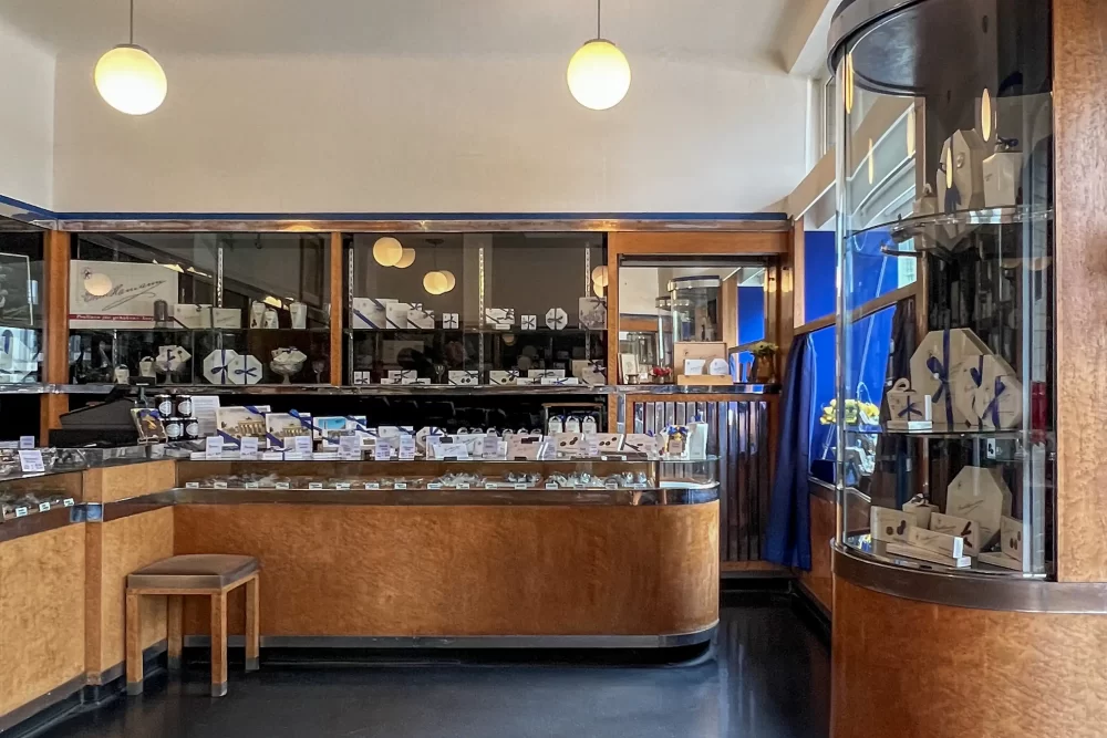 Erich Hamann Chocolate Shop, 1928. Design: Johannes Itten. Photo: Daniela Christmann