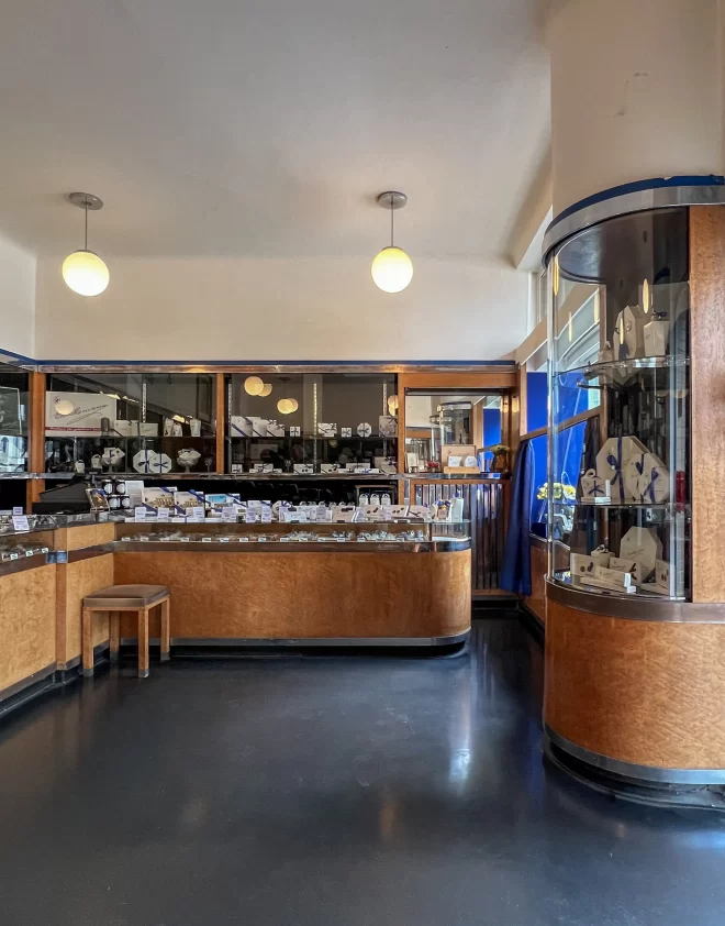 Erich Hamann Chocolate Shop, 1928. Design: Johannes Itten. Photo: Daniela Christmann