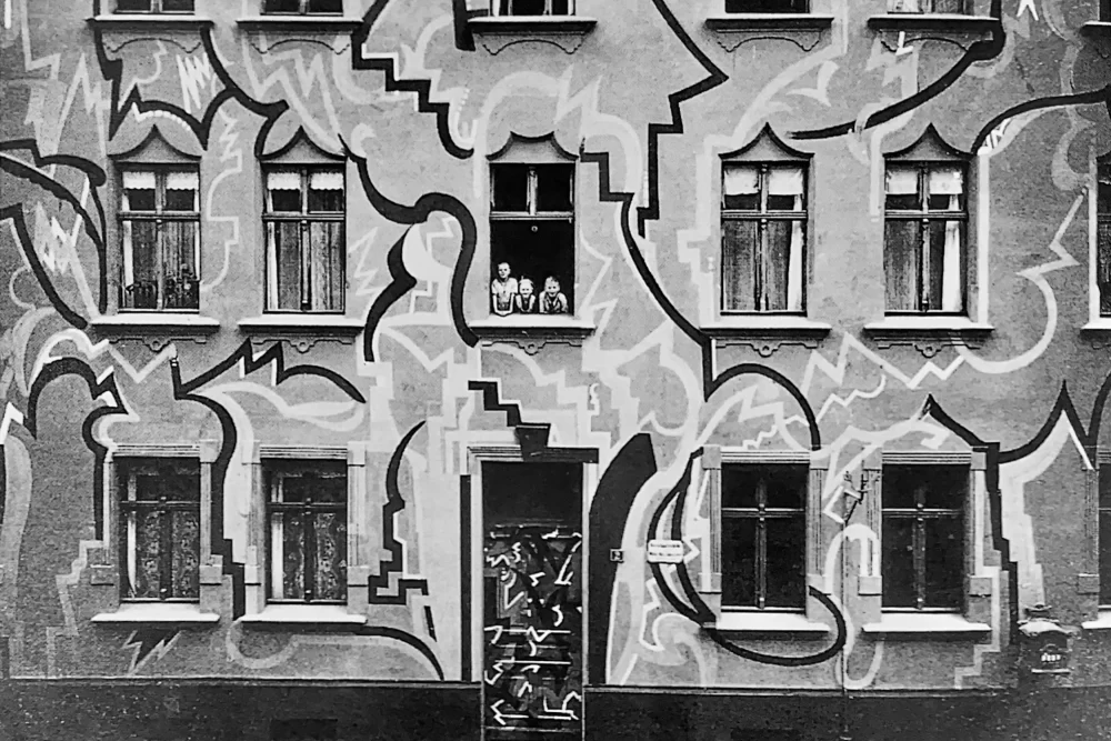 Residential building at Otto-Richter-Straße 2, 1922. Colour design: Carl Krayl