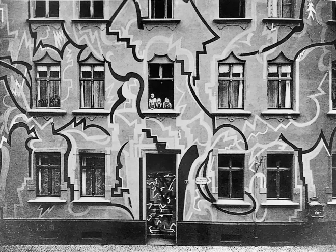 Residential building at Otto-Richter-Straße 2, 1922. Colour design: Carl Krayl