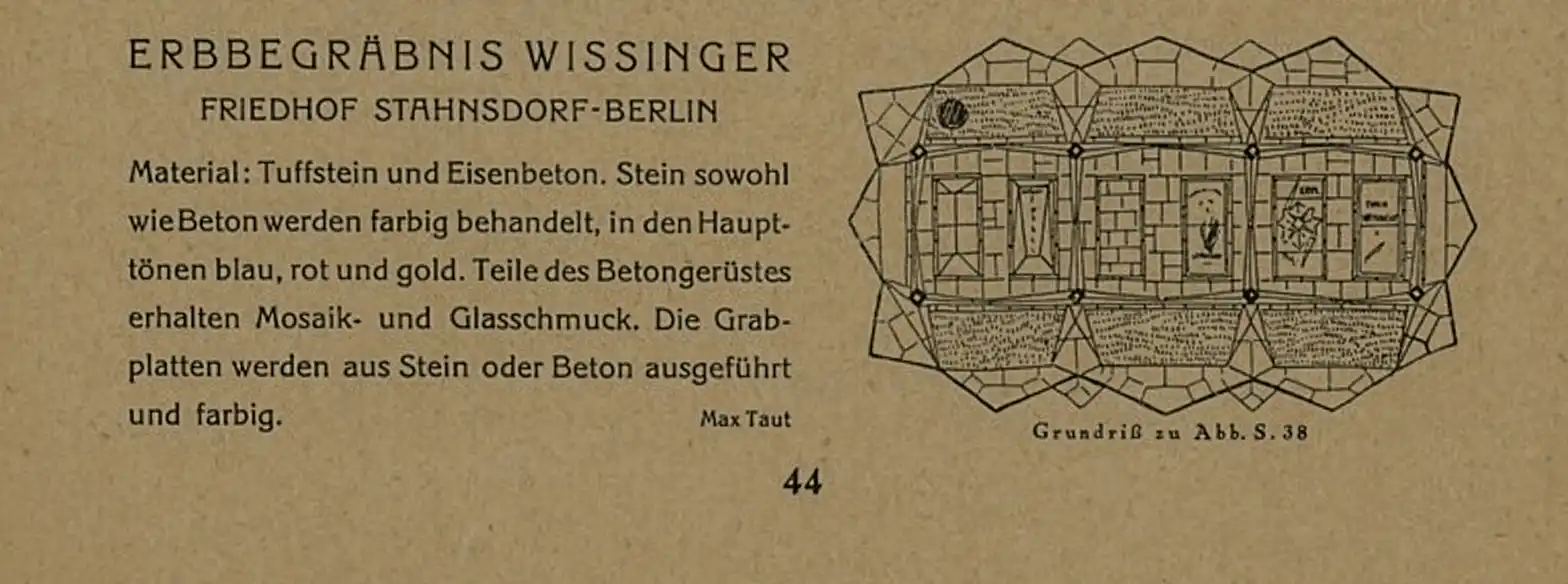 Grundriss. Frühlicht, 1921