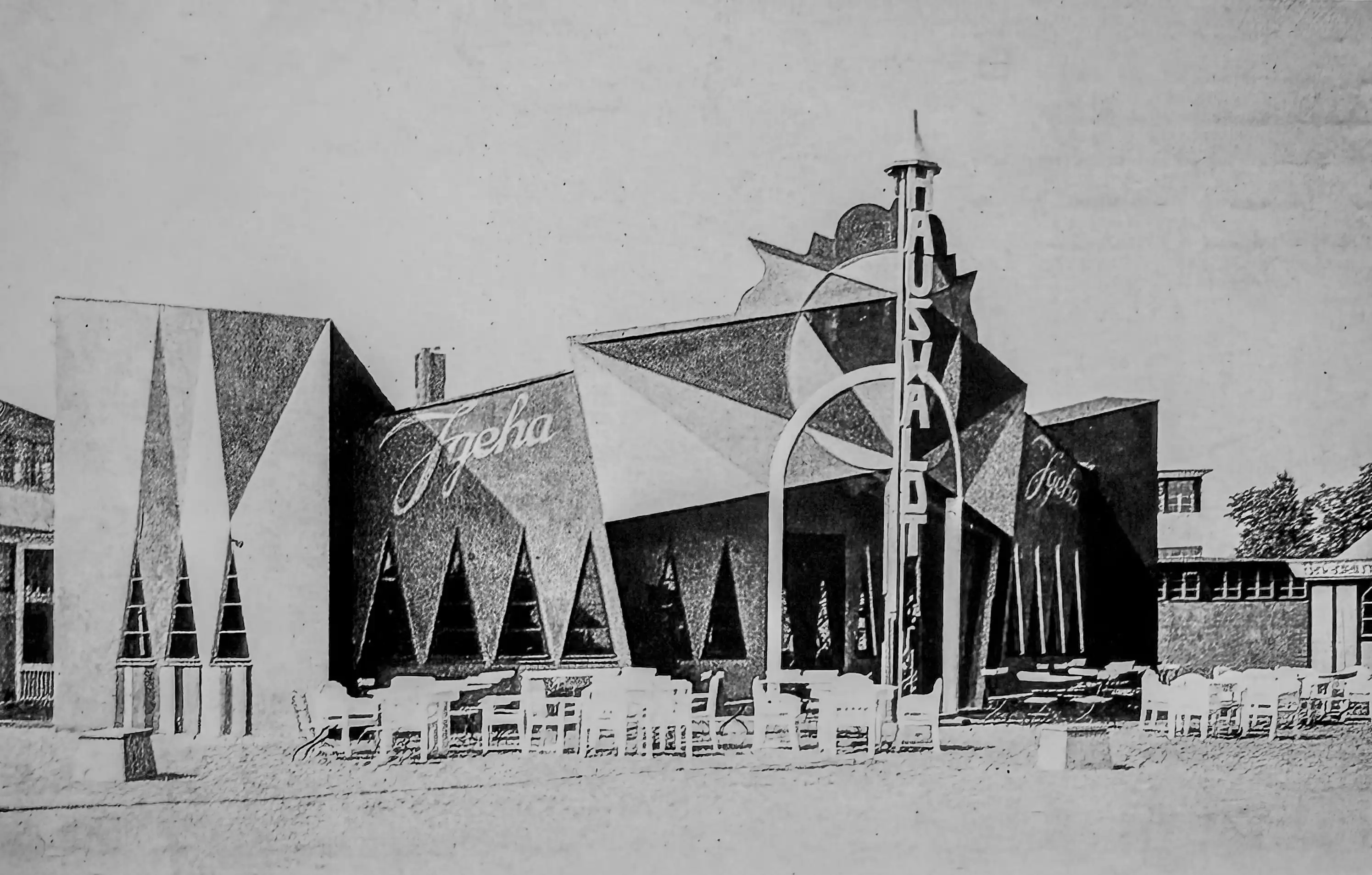 Hauswaldt Pavilion, 1922. Architect: Carl Krayl. Photo 1922
