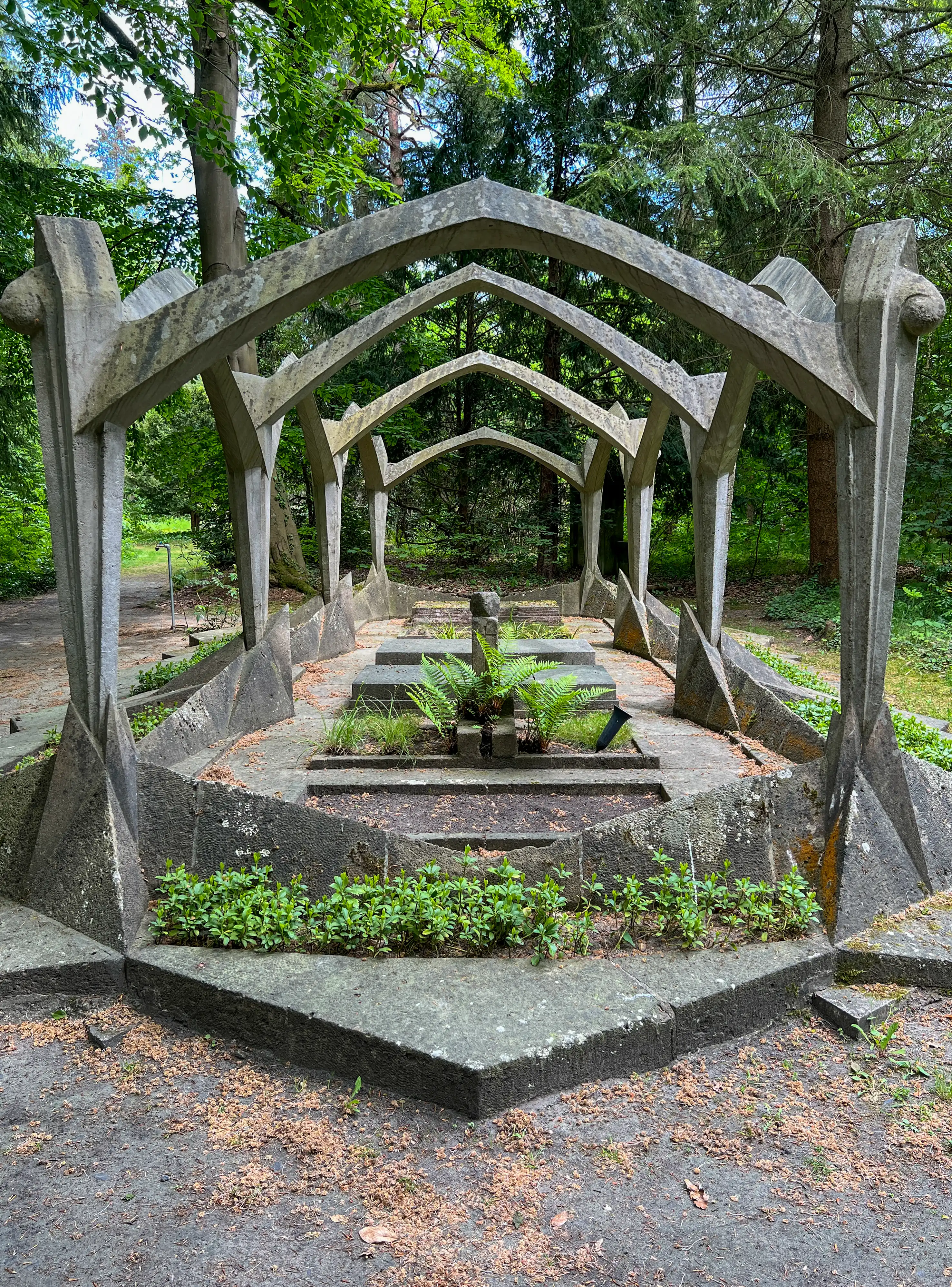 Erbbegräbnis Wissinger, 1922-1923. Entwurf: Max Taut. Foto: Daniela Christmann