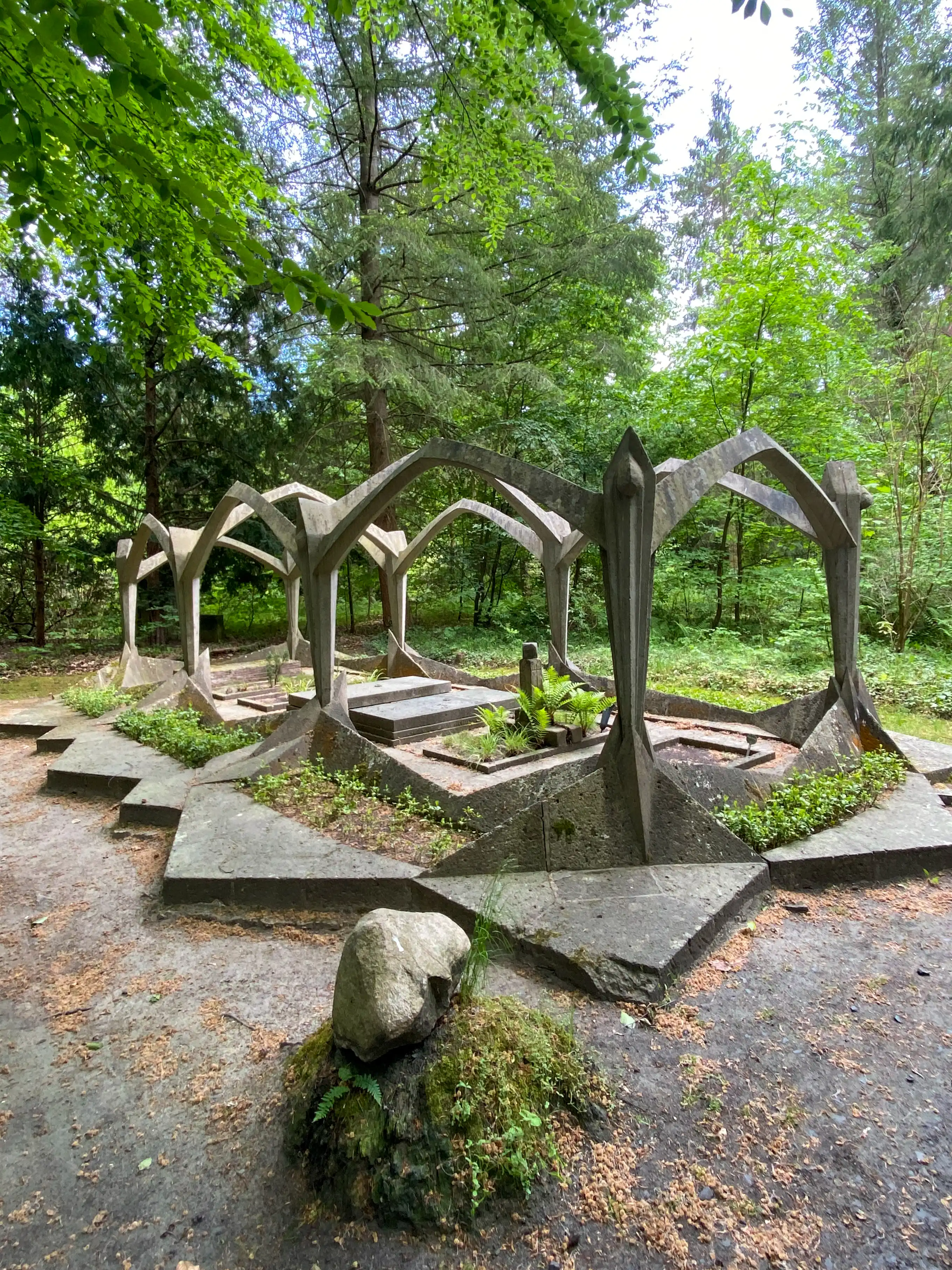 Erbbegräbnis Wissinger, 1922-1923. Entwurf: Max Taut. Foto: Daniela Christmann