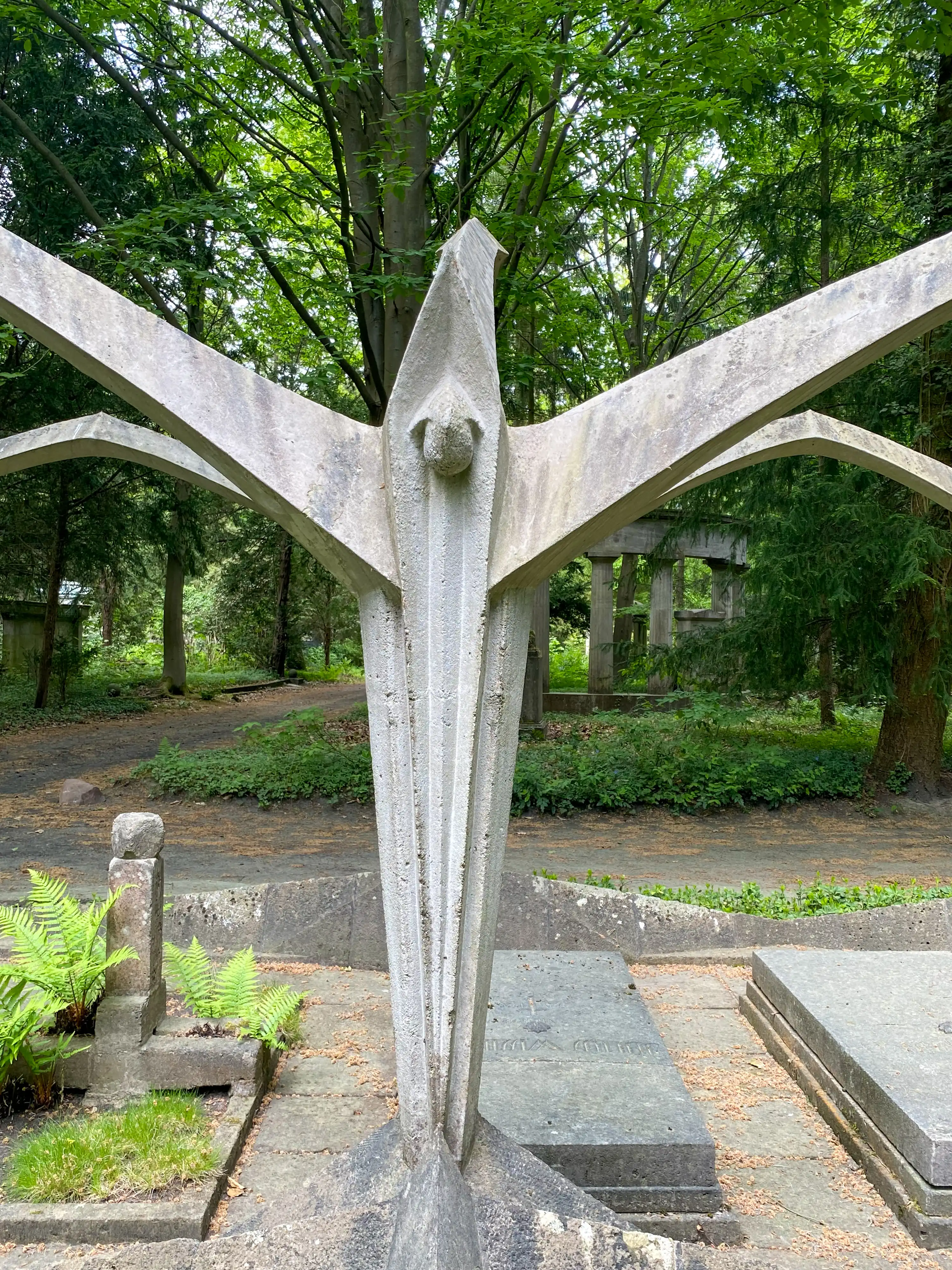 Erbbegräbnis Wissinger, 1922-1923. Entwurf: Max Taut. Foto: Daniela Christmann
