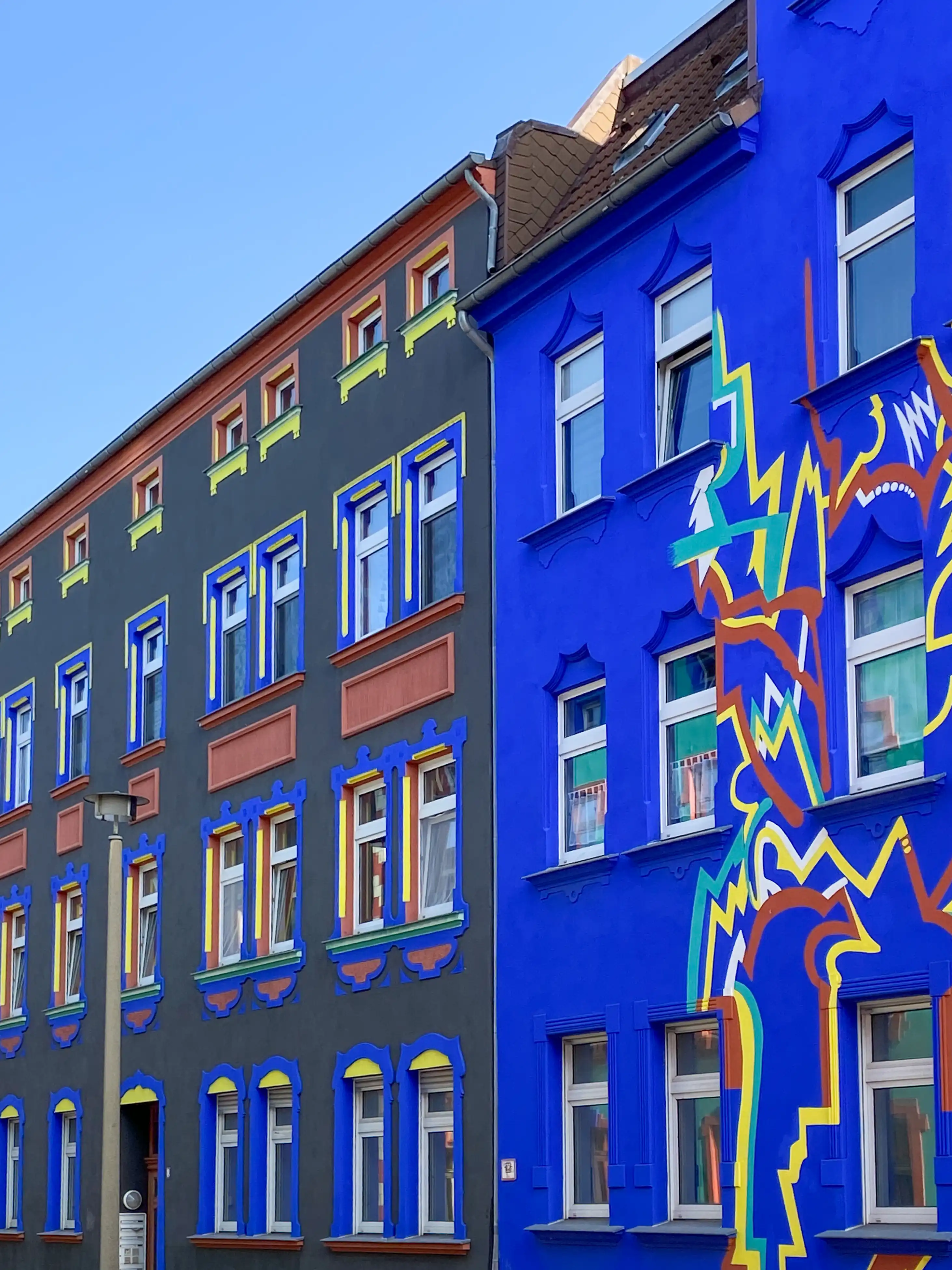 Facade painting on Otto-Richter-Straße in Magdeburg. Photo: Daniela Christmann