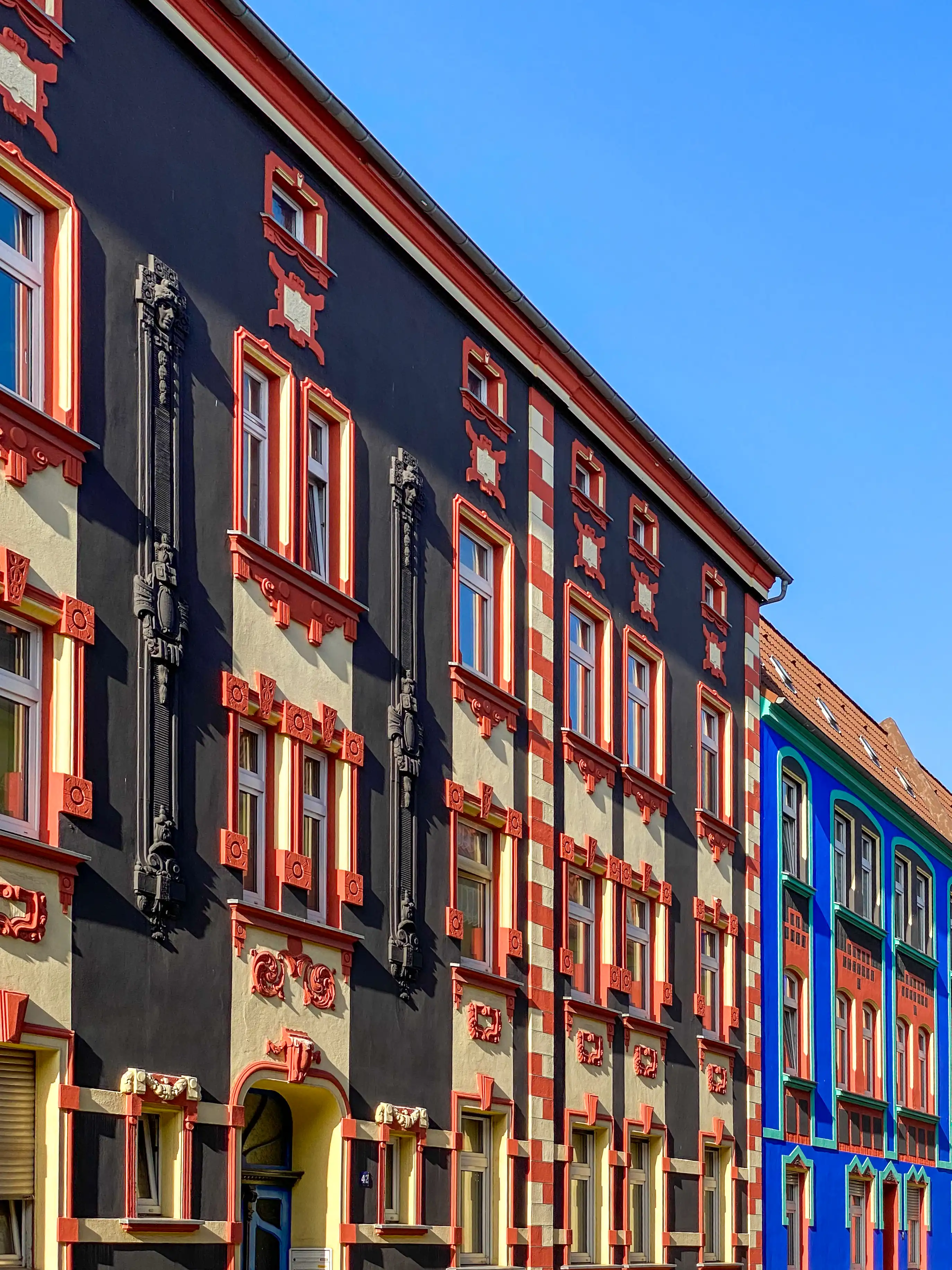 Facade painting on Otto-Richter-Straße in Magdeburg. Photo: Daniela Christmann