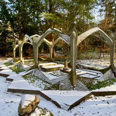 Erbbegräbnis Wissinger, 1922-1923. Entwurf: Max Taut. Foto: Daniela Christmann